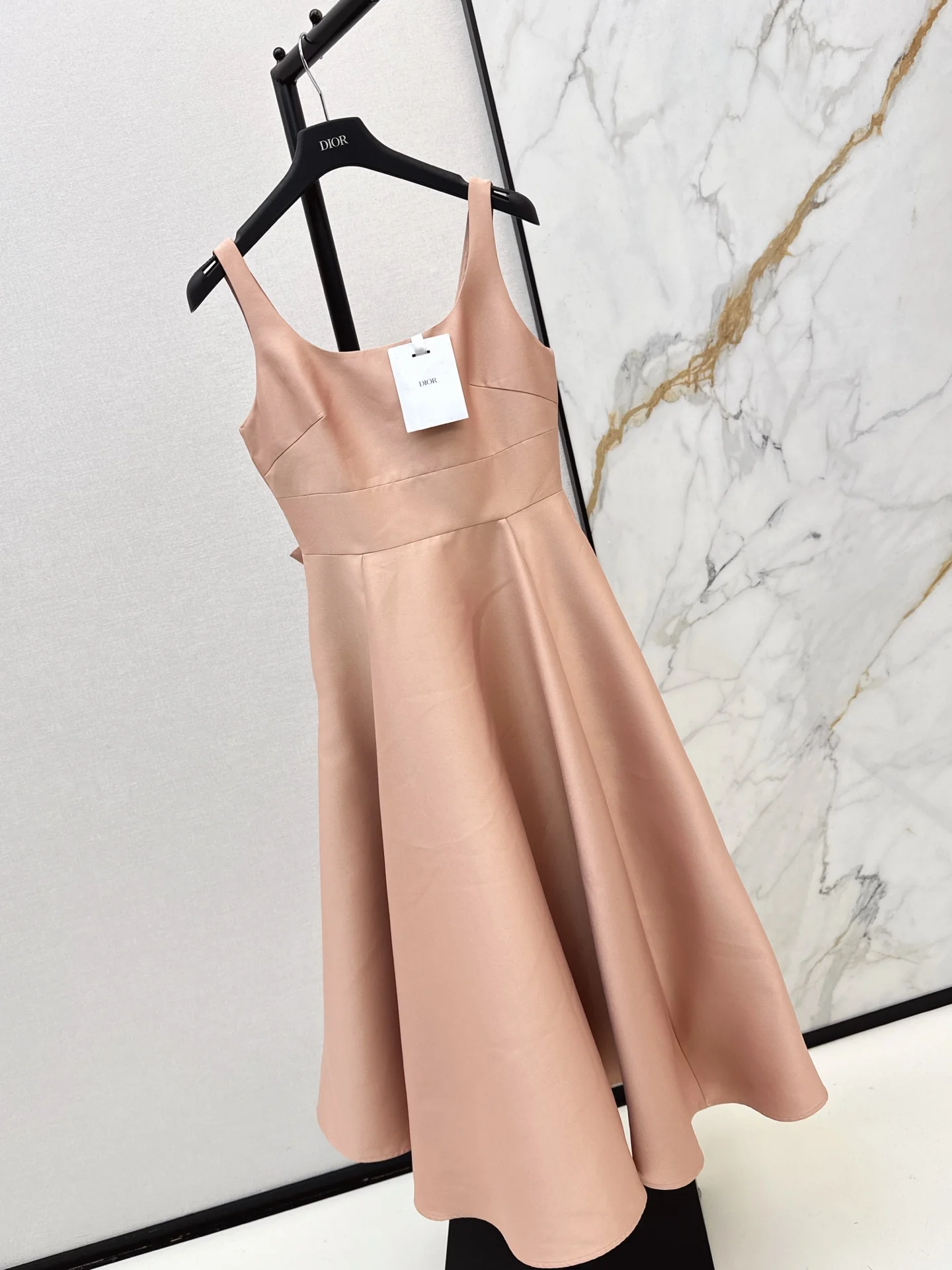 CD 25fw slip dress with bow