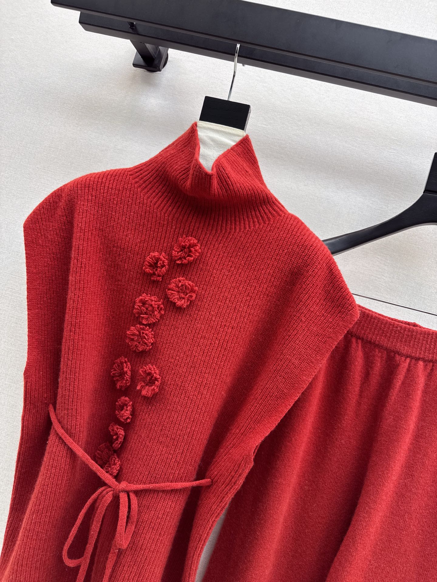 Chan 25fw sleeveless sweater pants set