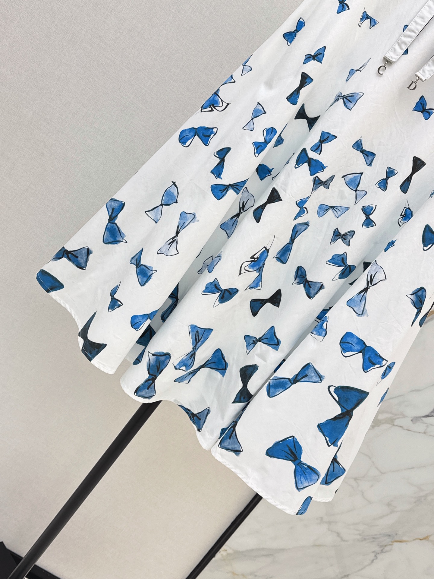 CD 26ss print ppleated skirt