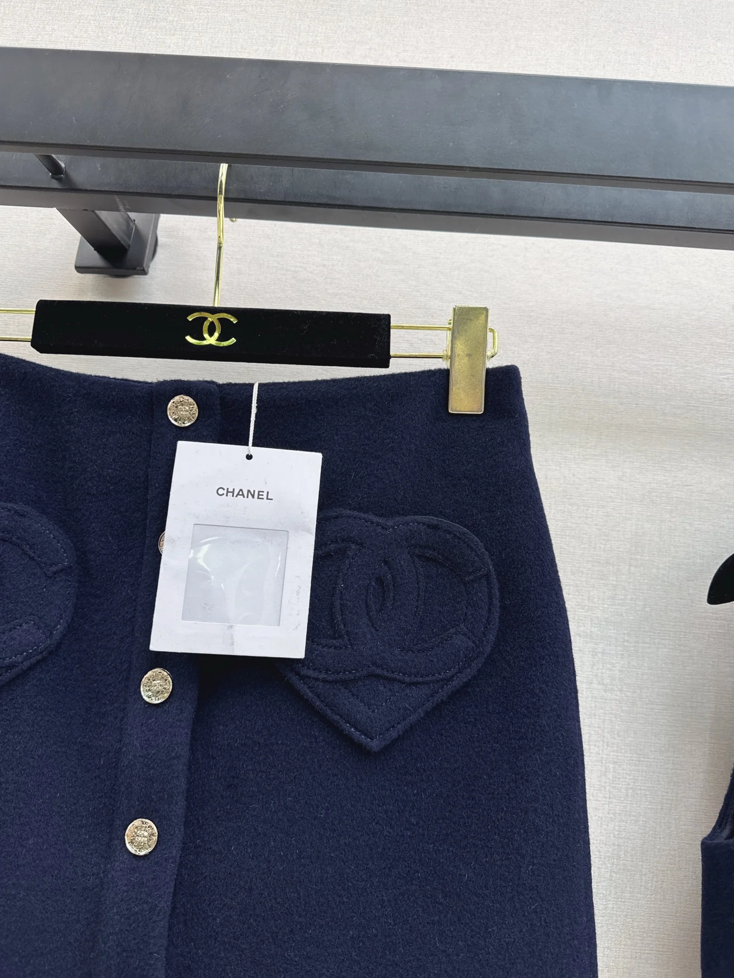 Chan 25fw woolen skirt