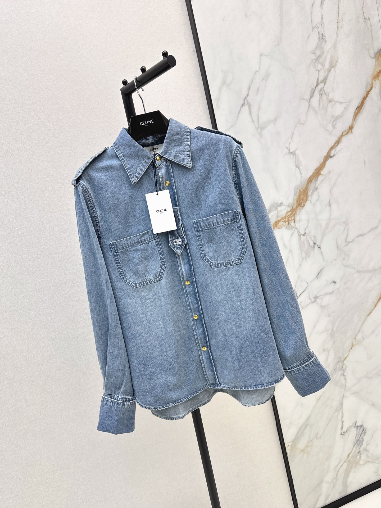 Celi 26ss denim shirt jacket