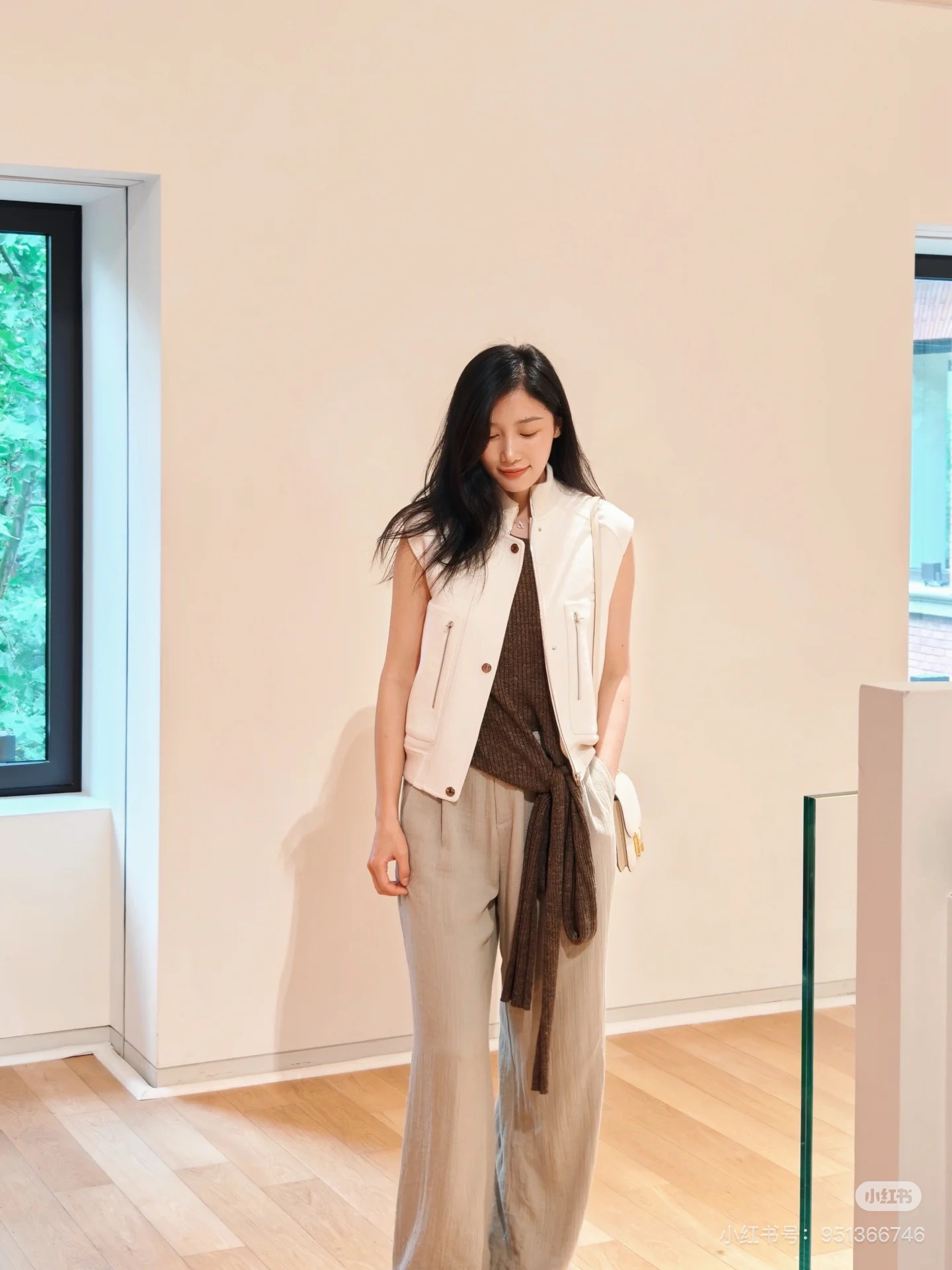 Her 26ss woolen vest jacket