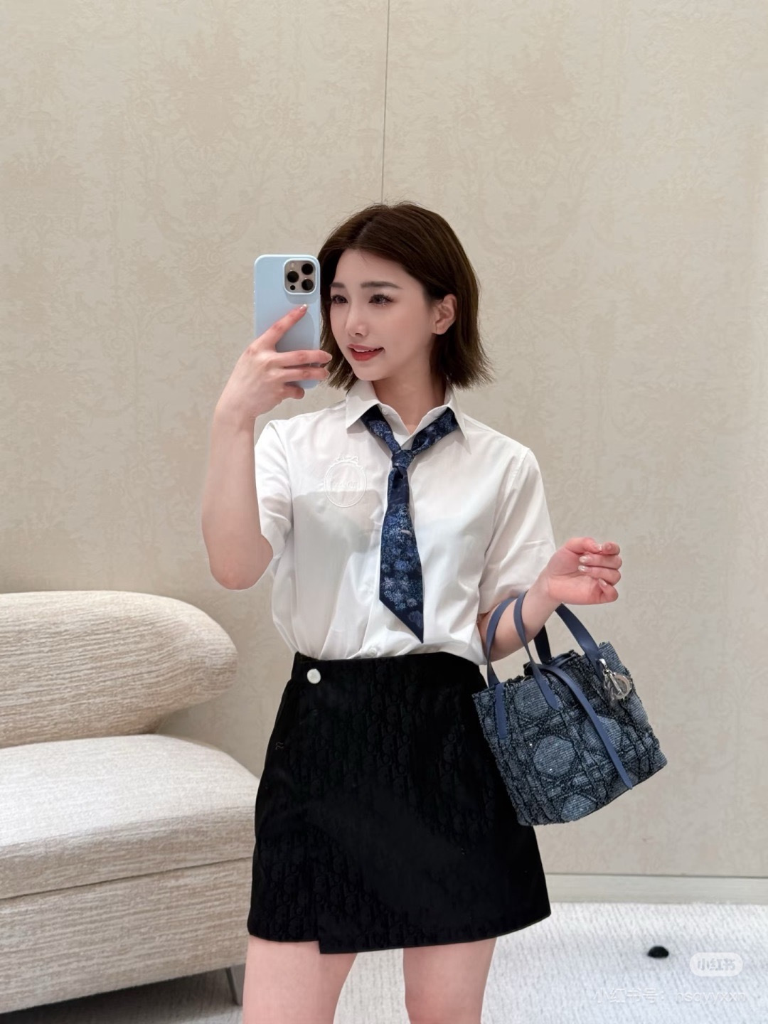 CD 26ss ribbon shirt