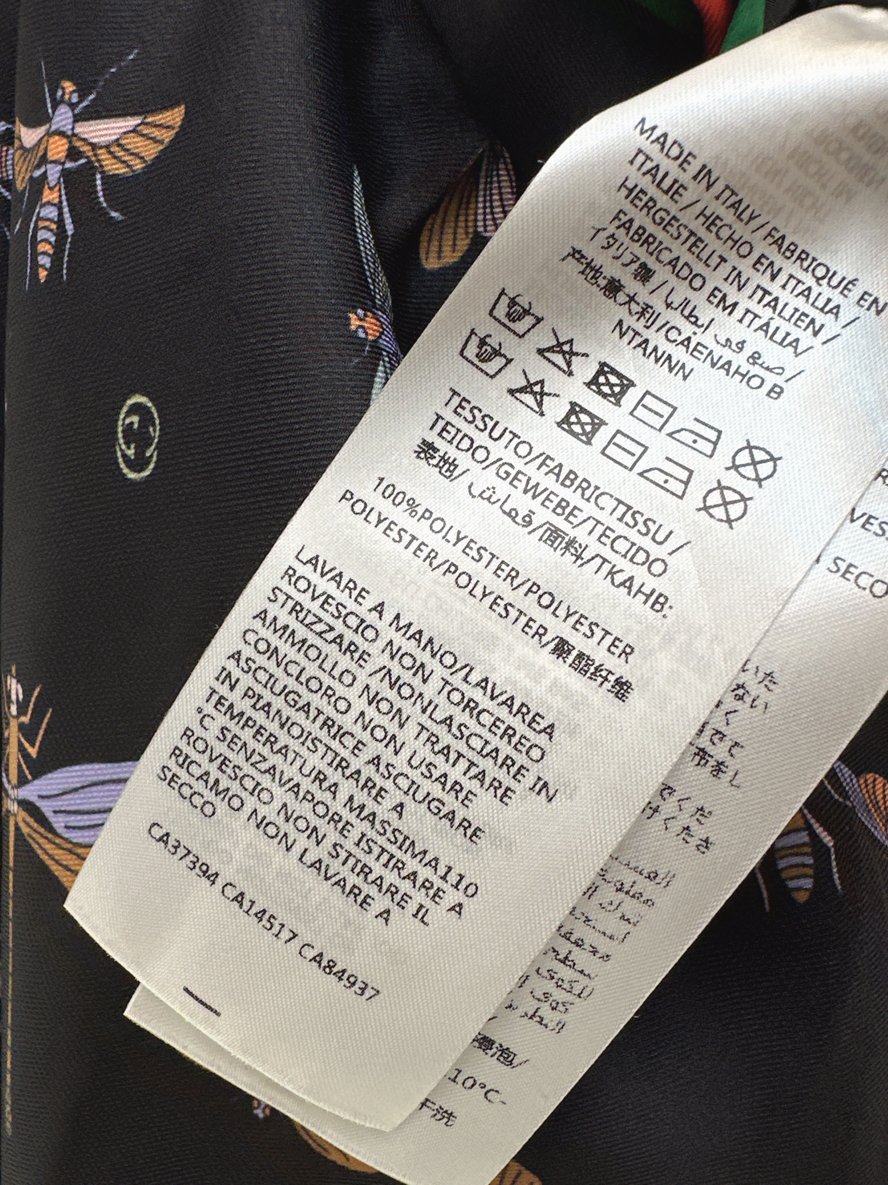 Guc 26ss print skirt