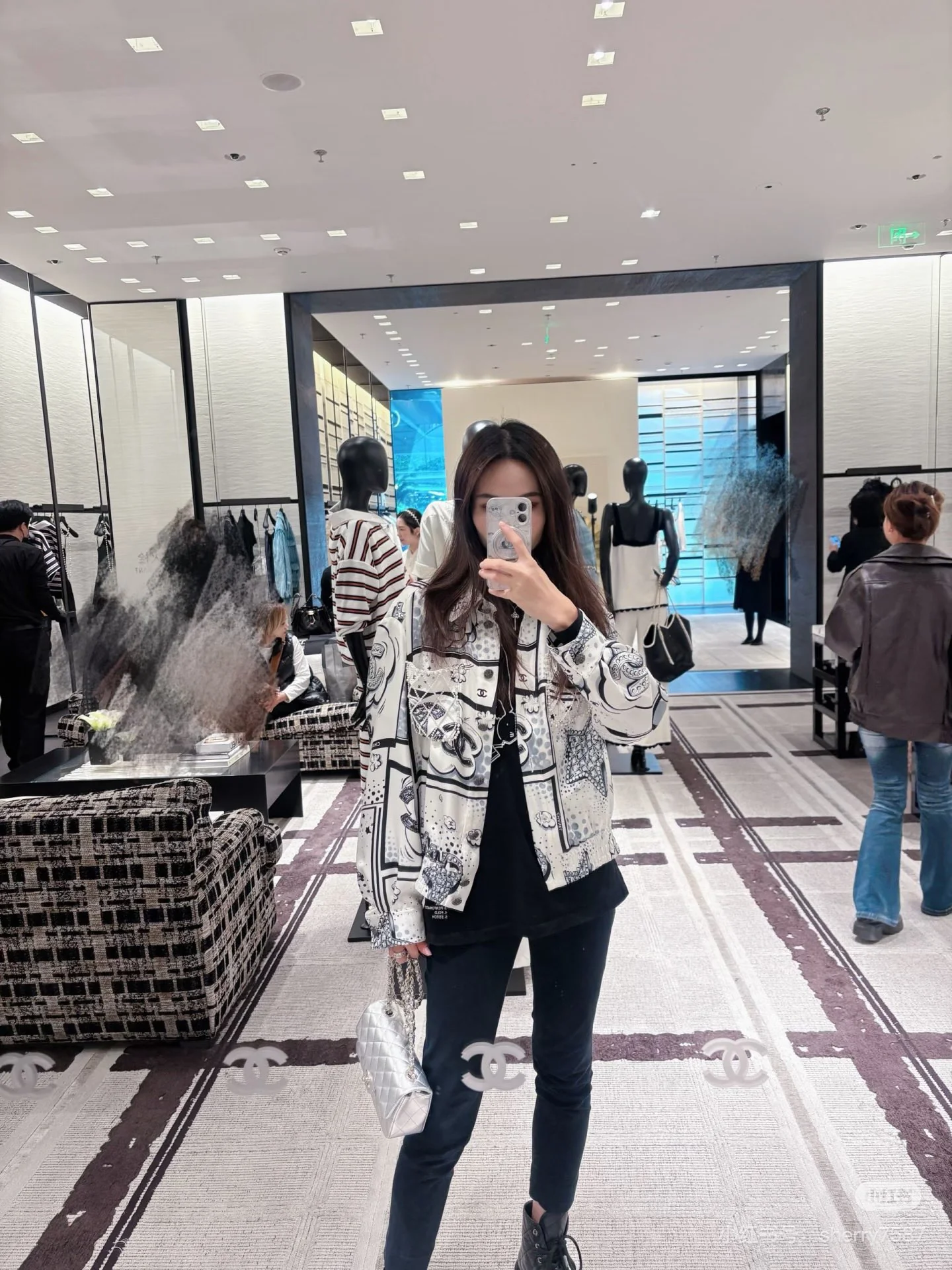 Chan 26ss print shirts jacket