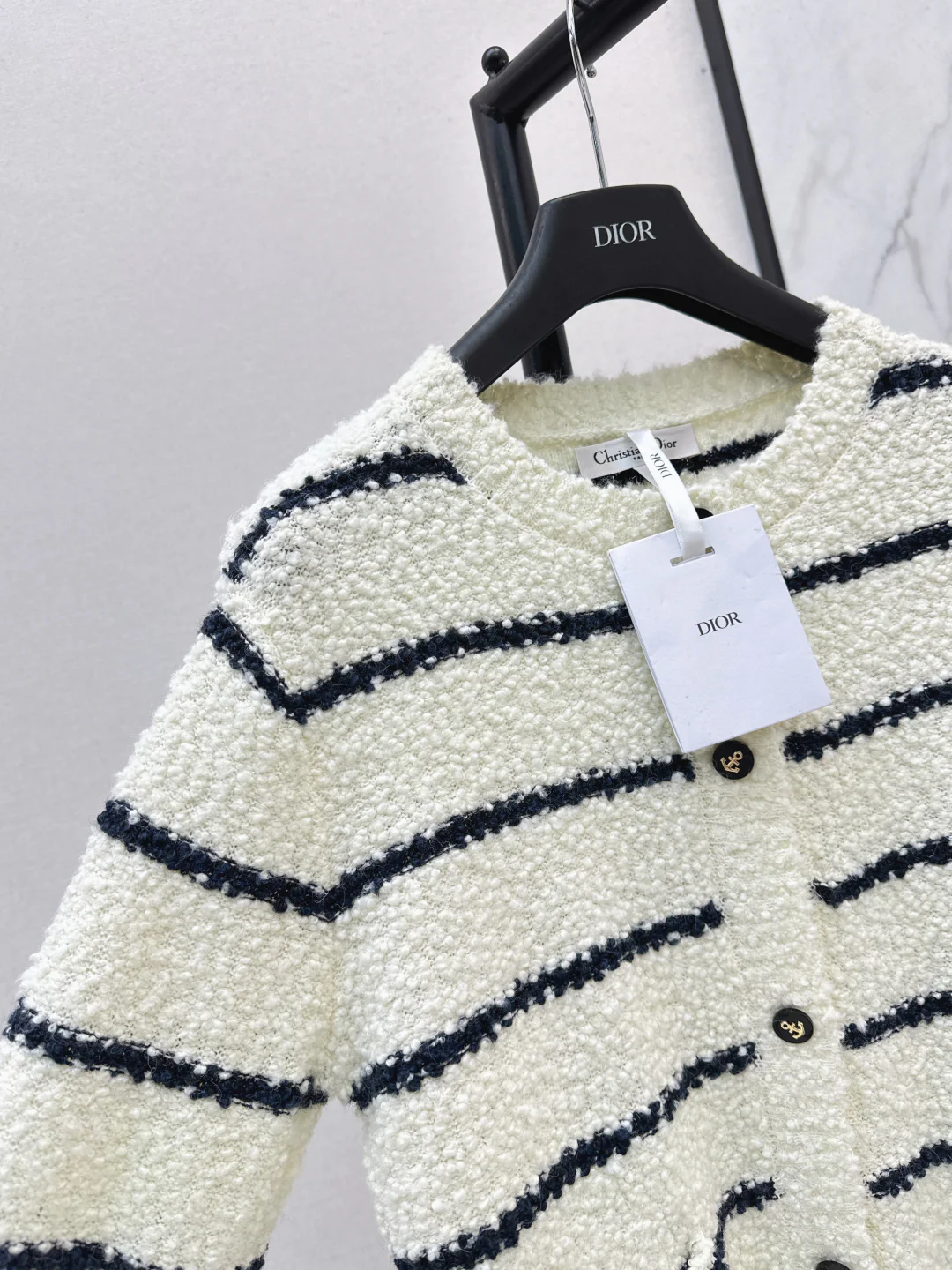 CD 25fw tripe cardigan