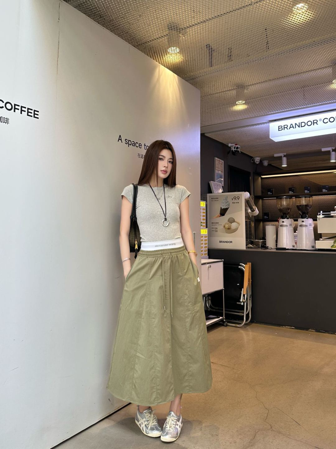 Alex 26ss pleated skirt