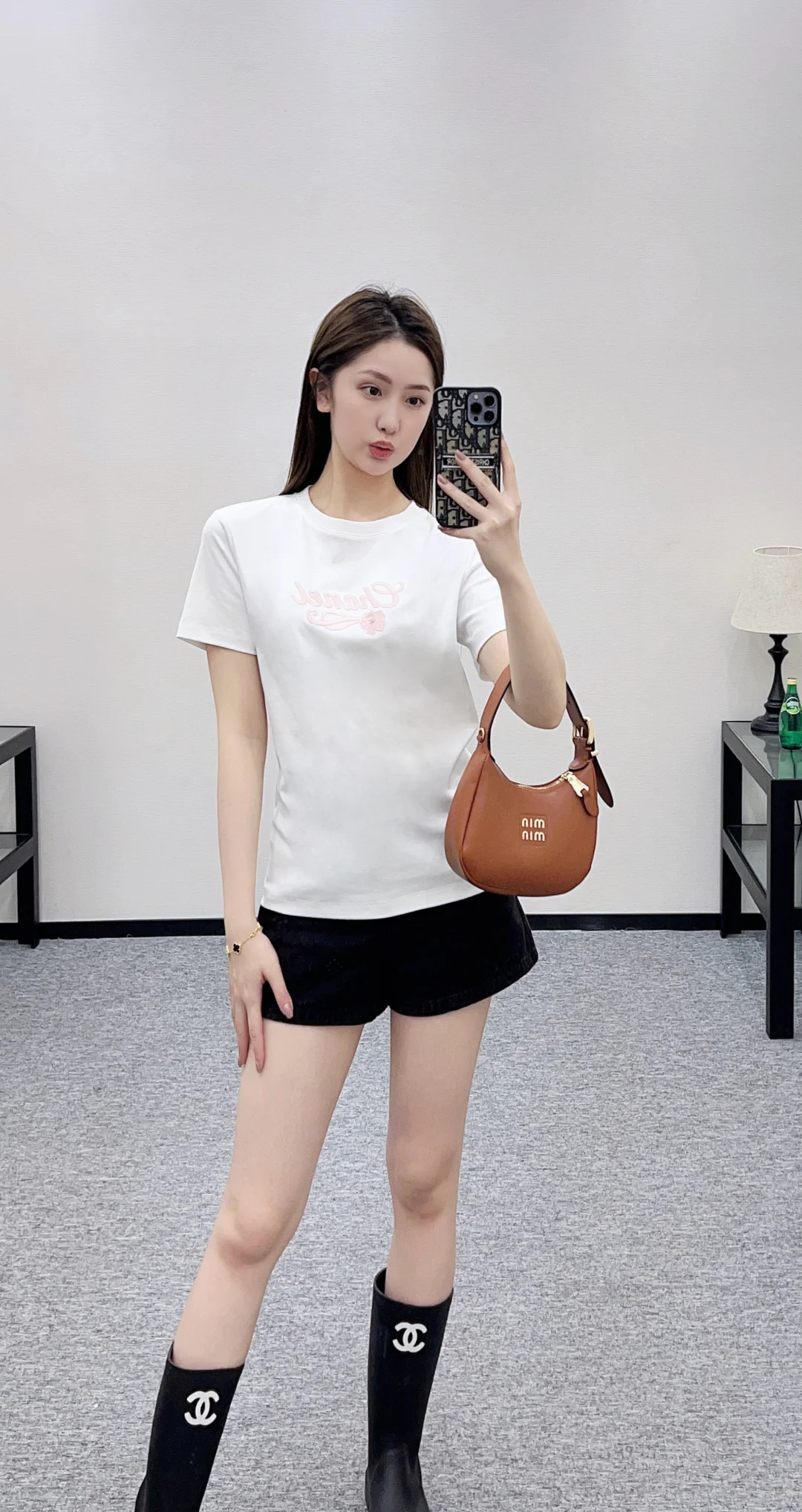 Chan 26ss beading t-shirts