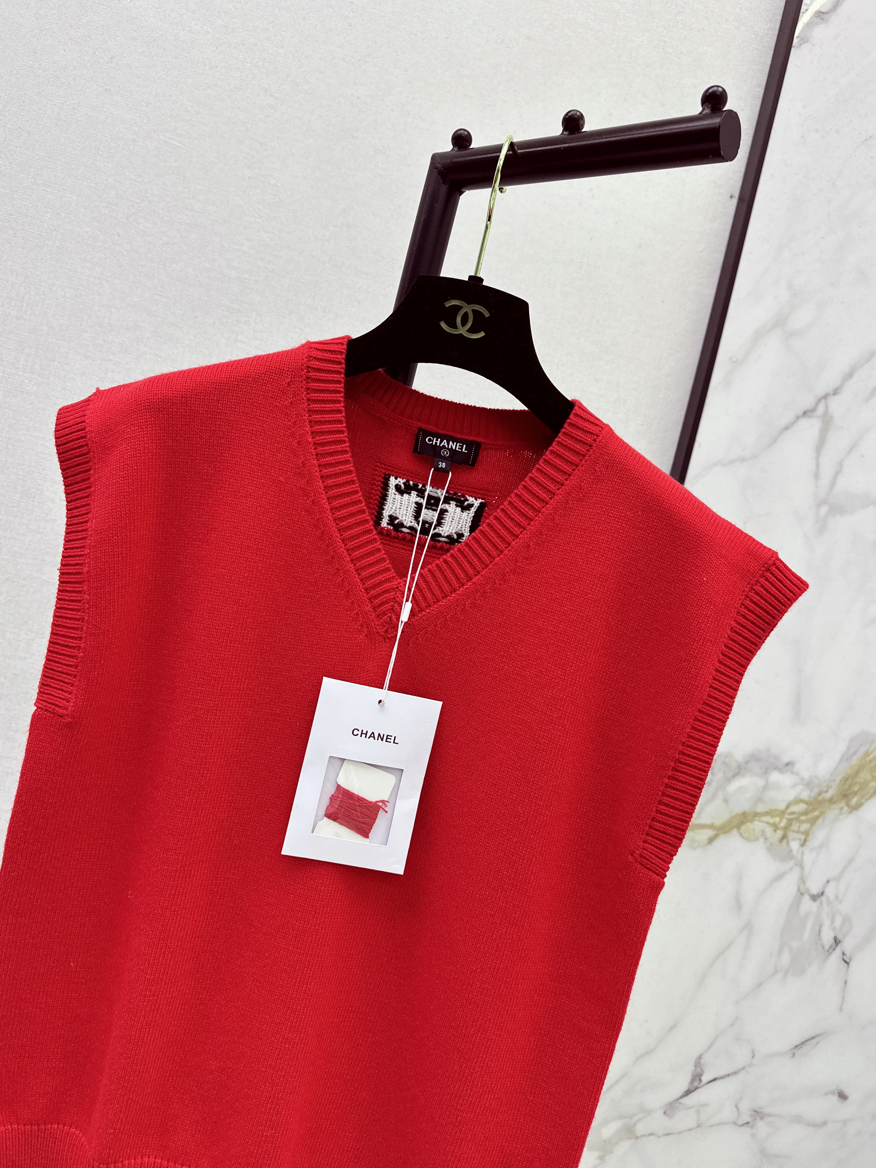 Chan 26ss knitted vest