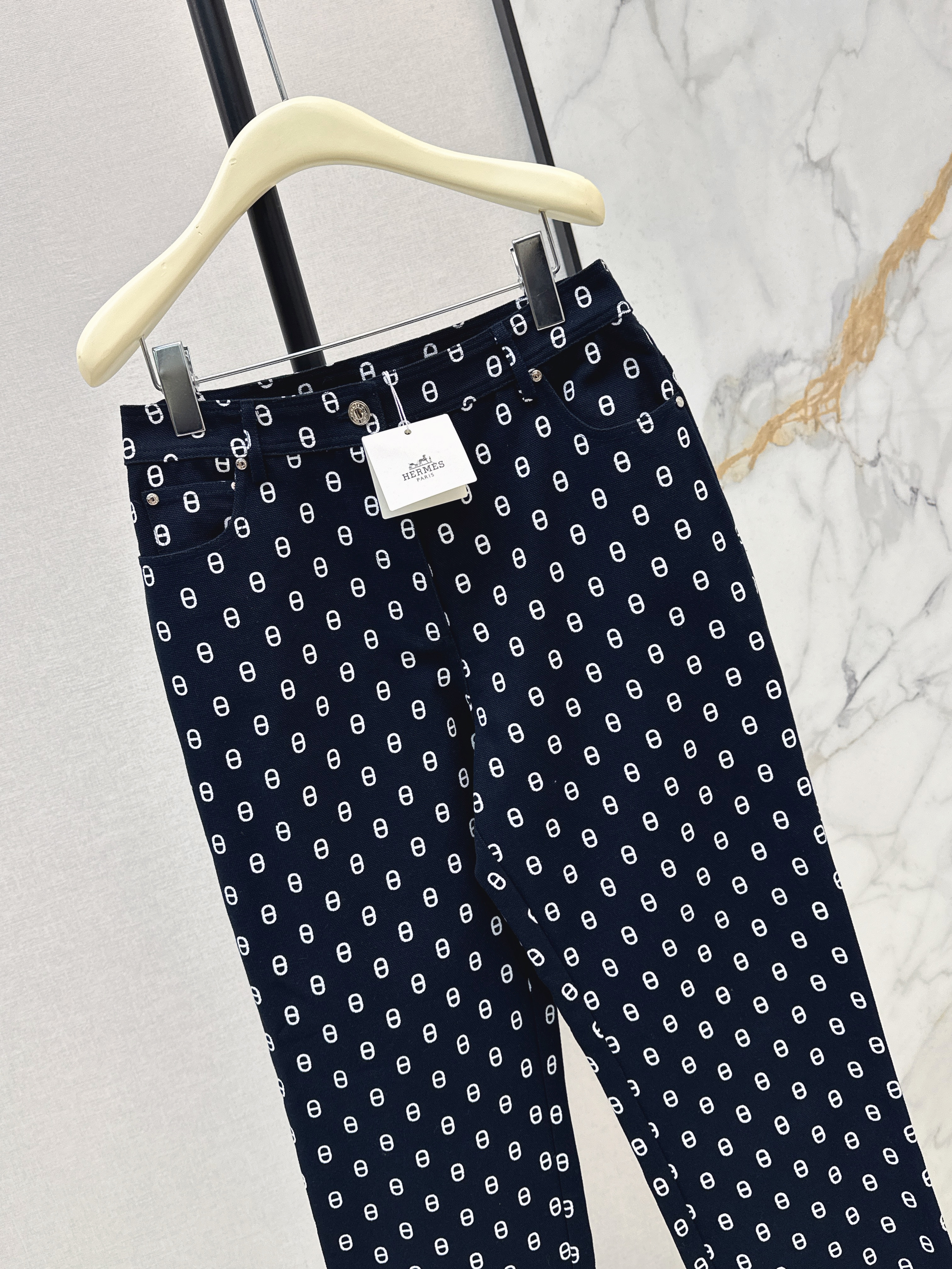 Herm 26ss print jeans