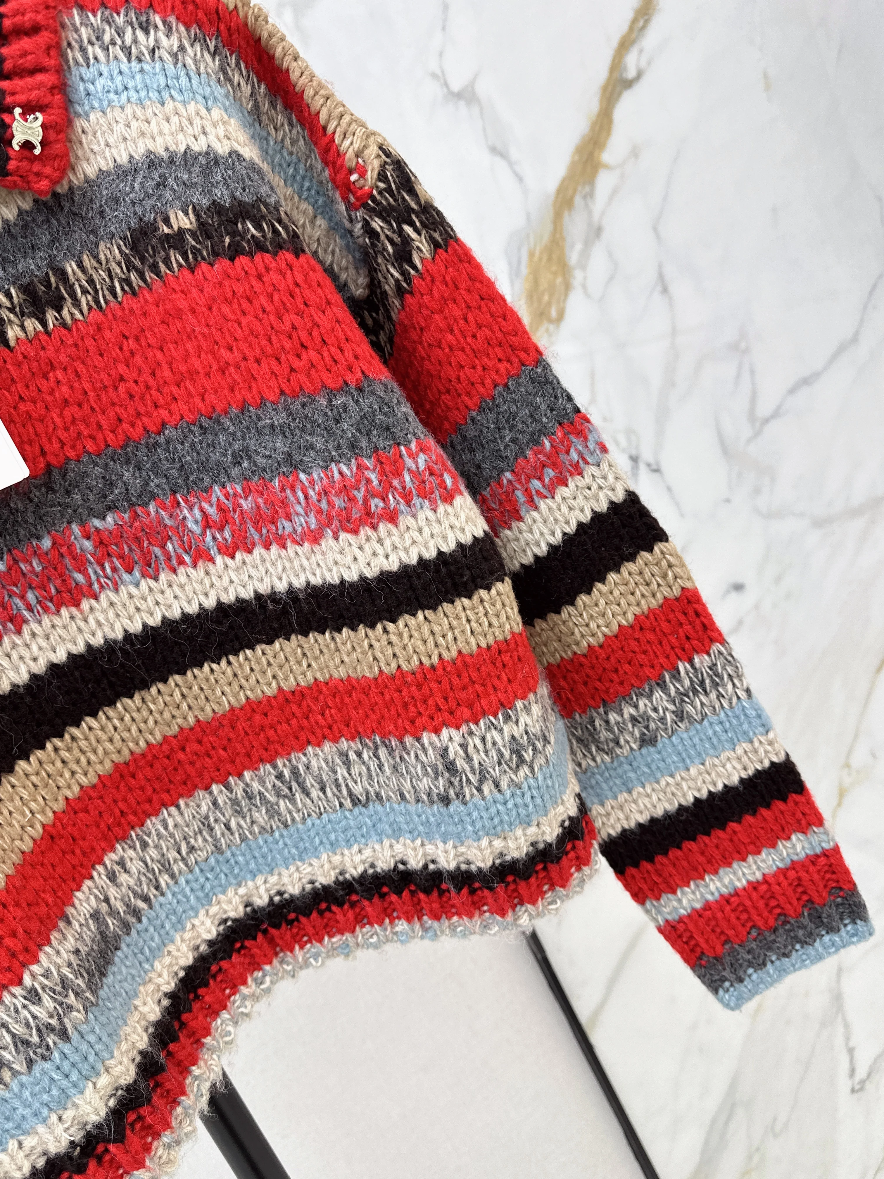 Celi 26ss contract stripe sweater