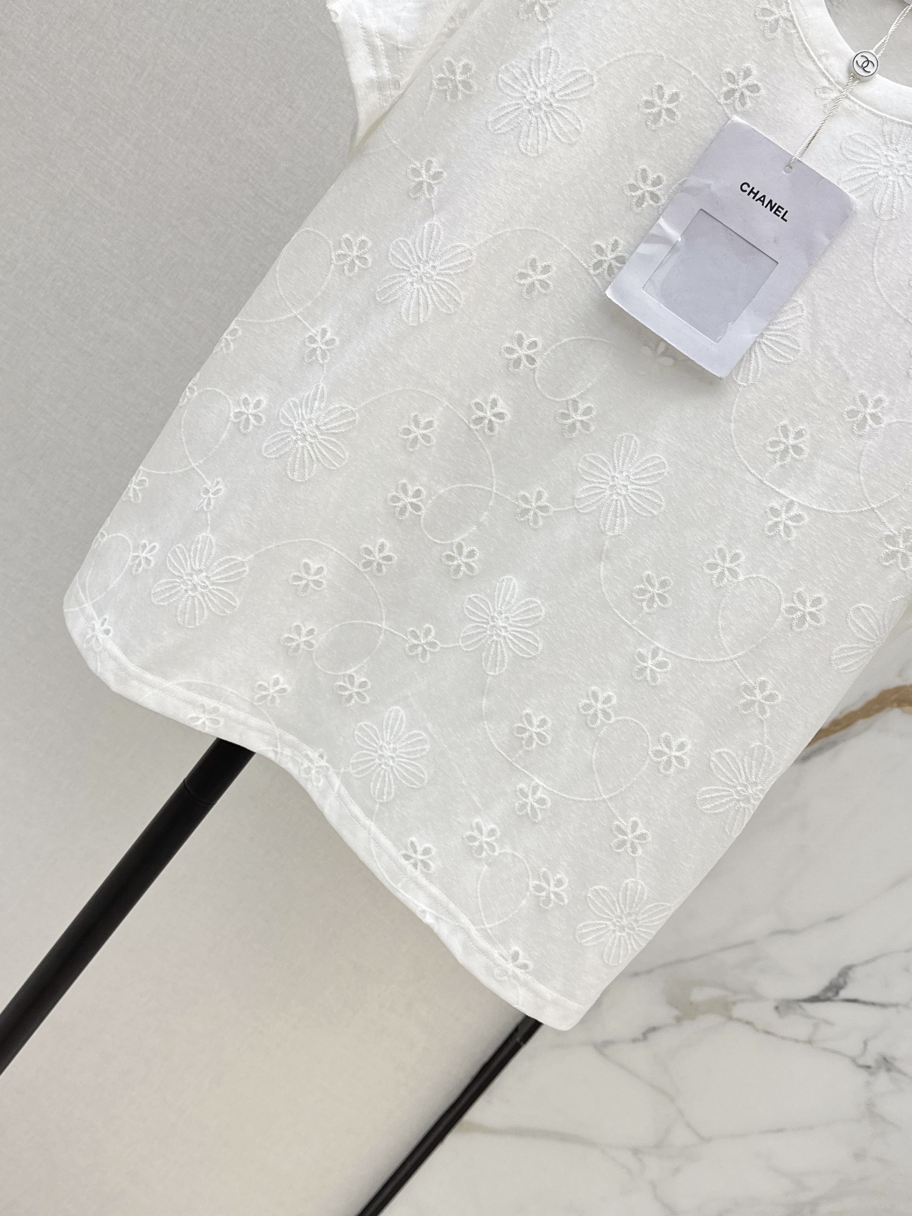 Chan 26ss embroidery t-shirt