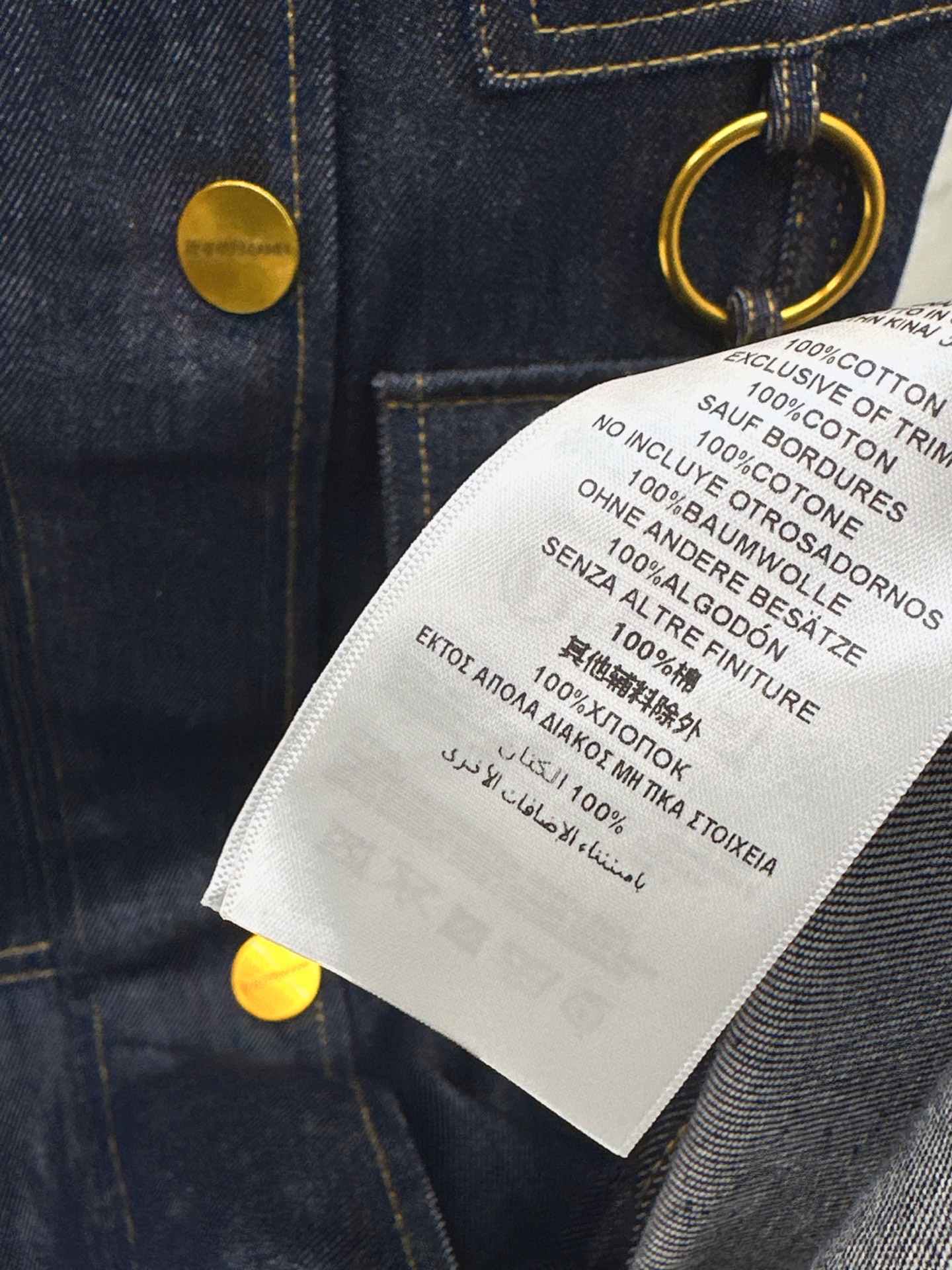 Zimm 26ss denim slip dress