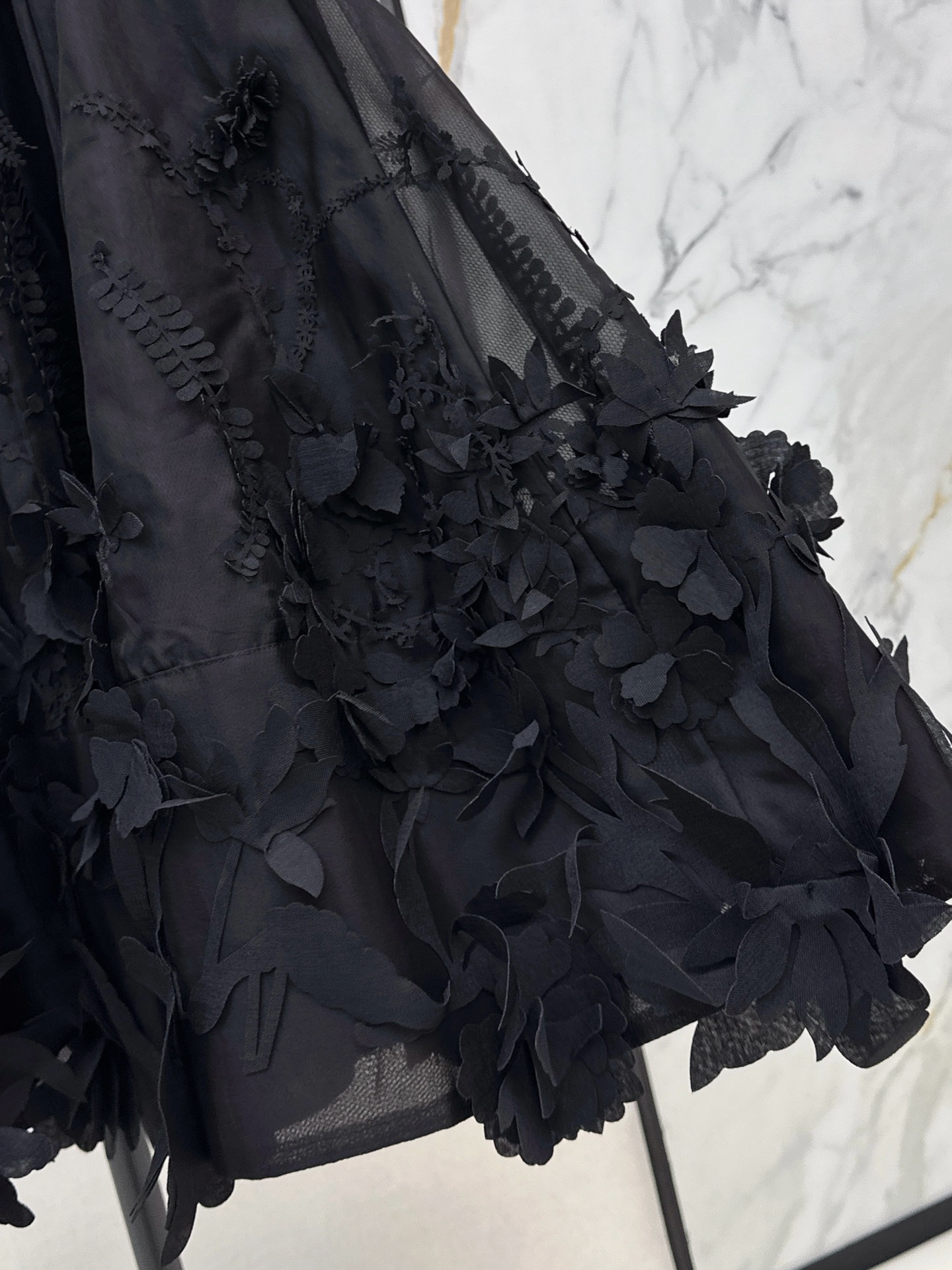 Zimm 26ss 3d floarl skirt