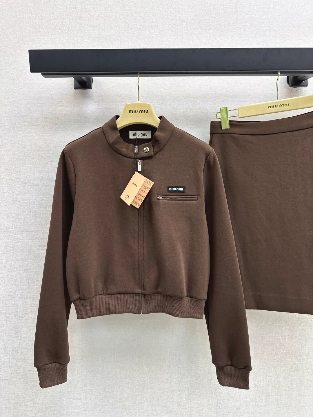 Miu 25fw jacket skirt suit