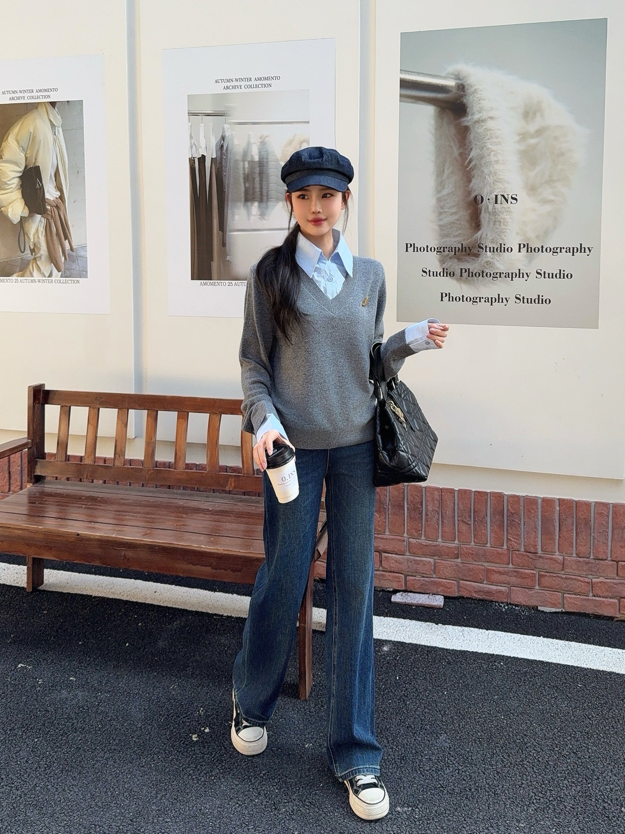 Fend 26ss 2in1 knit shirts