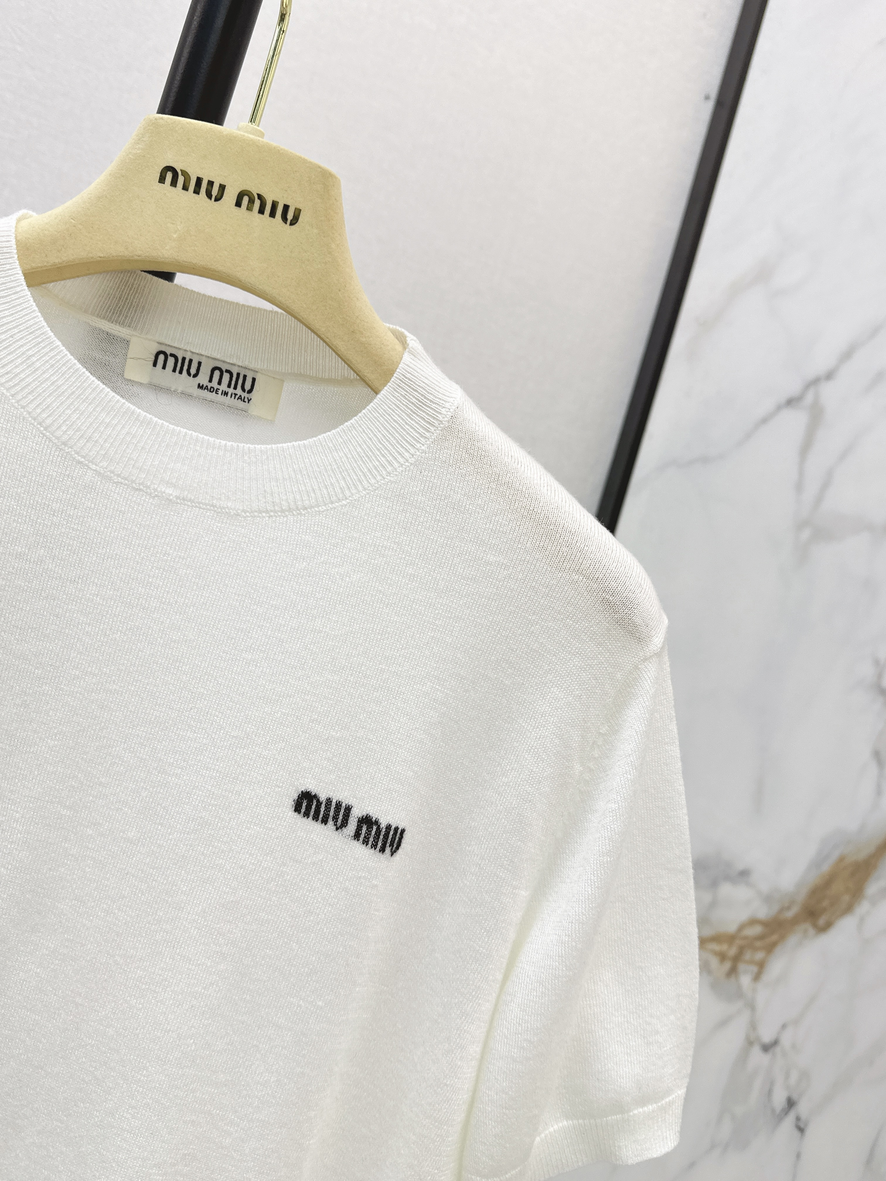 Miu 26ss contract lace knitwear