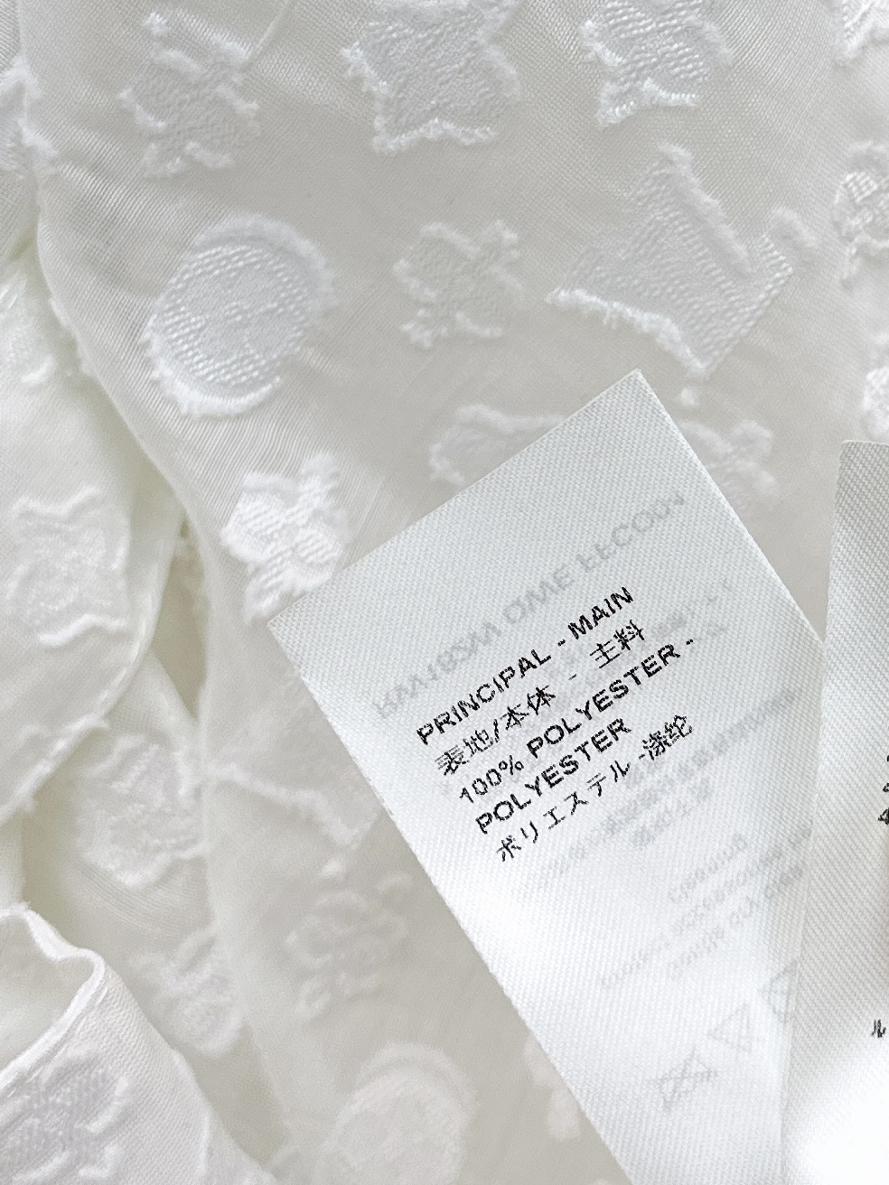 Loui 26ss jacquard lantern sleeve shirt