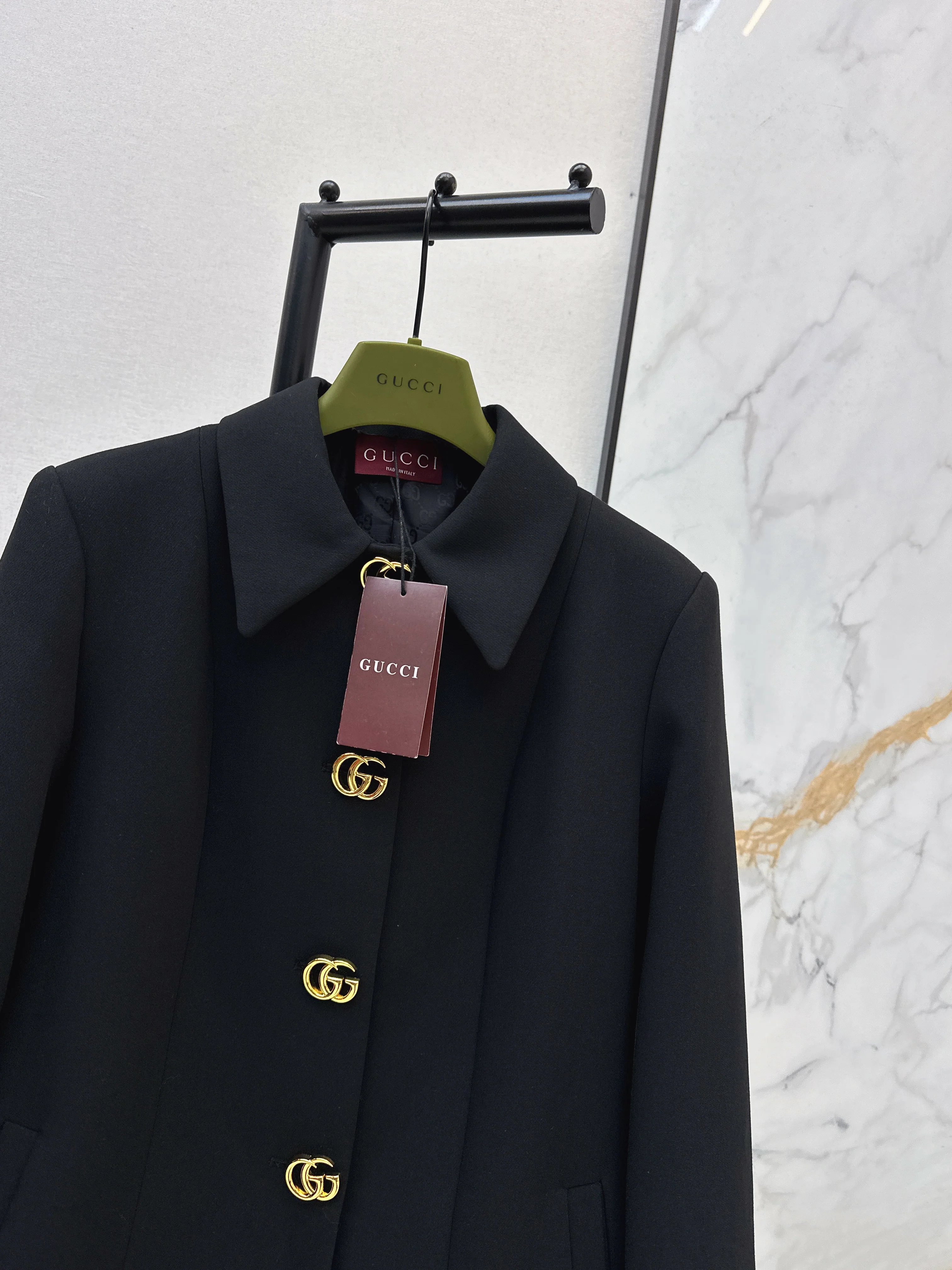 Gucc 26ss metal button jacket