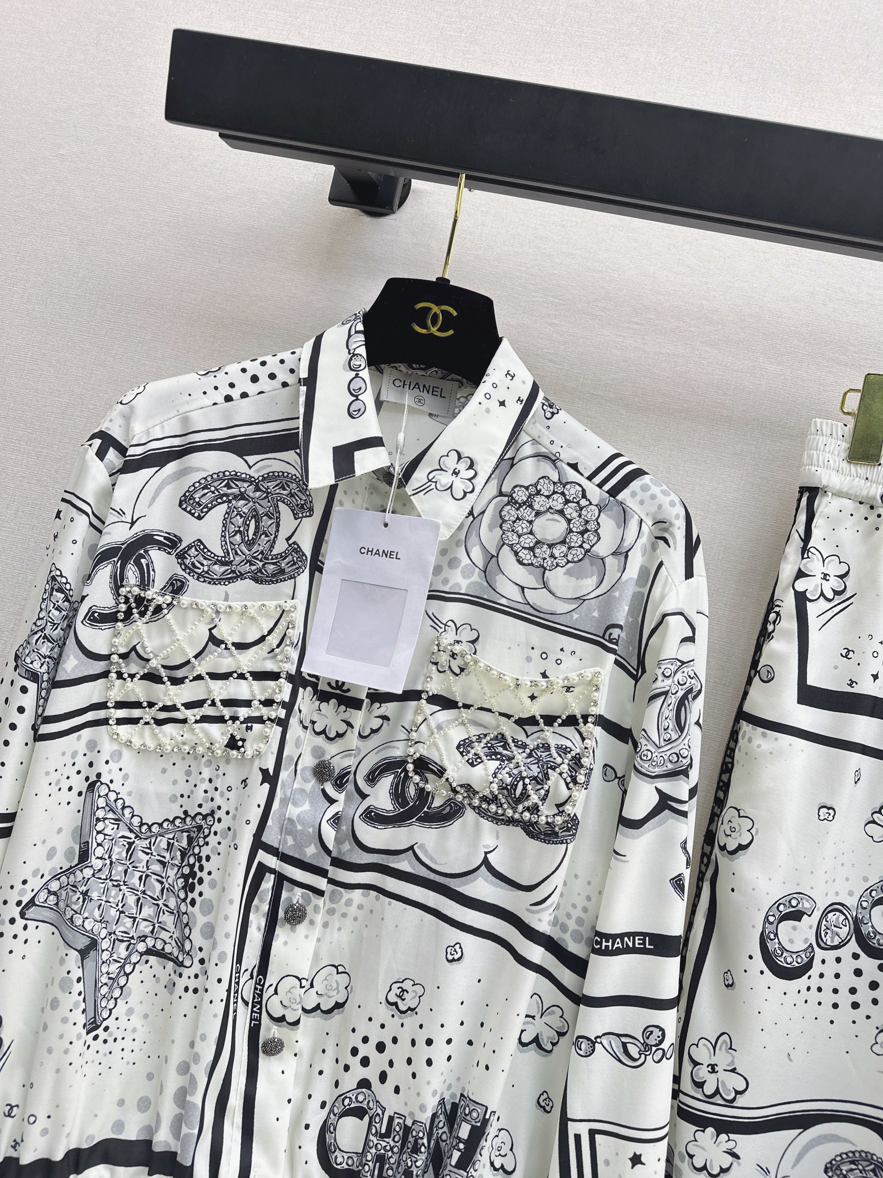 Chan 26ss print shirts jacket