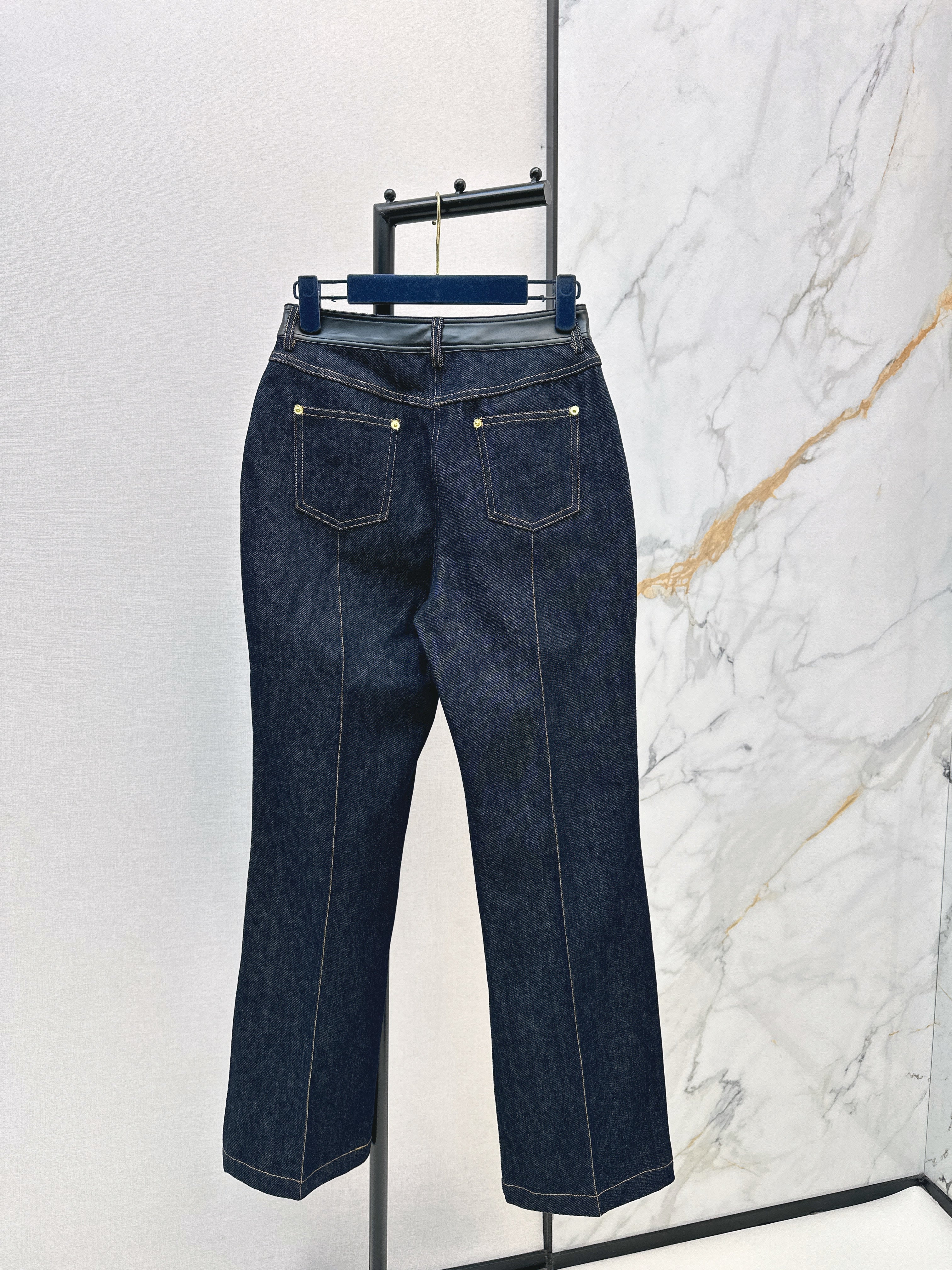 Louis 26ss straight-leg jeans