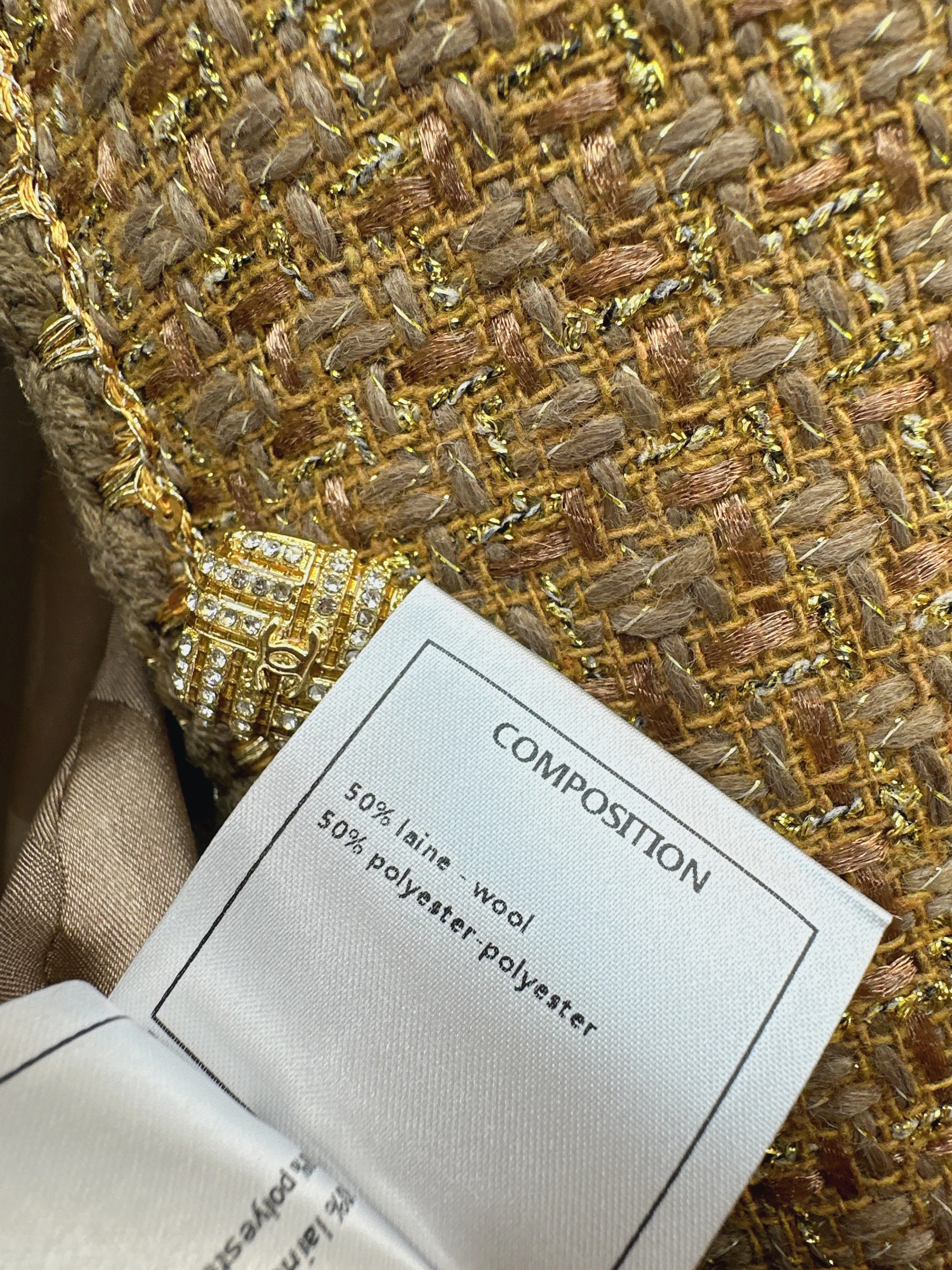 Chan 26ss woven tweed jacket