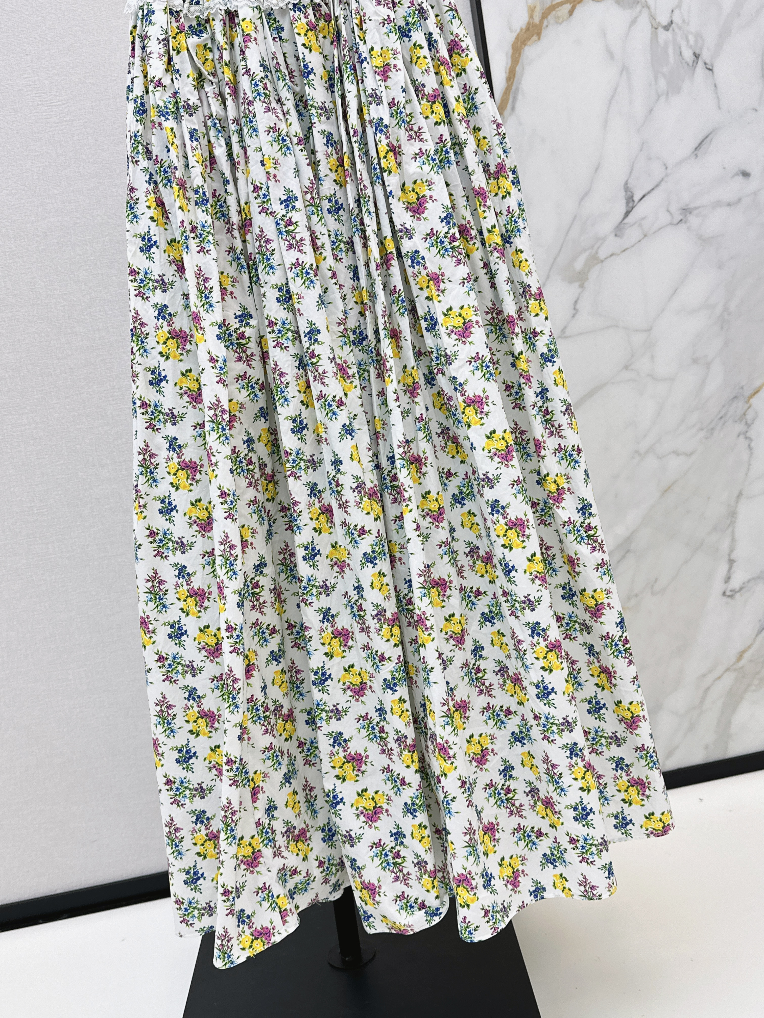 Dolc 26ss print  halter neck dress