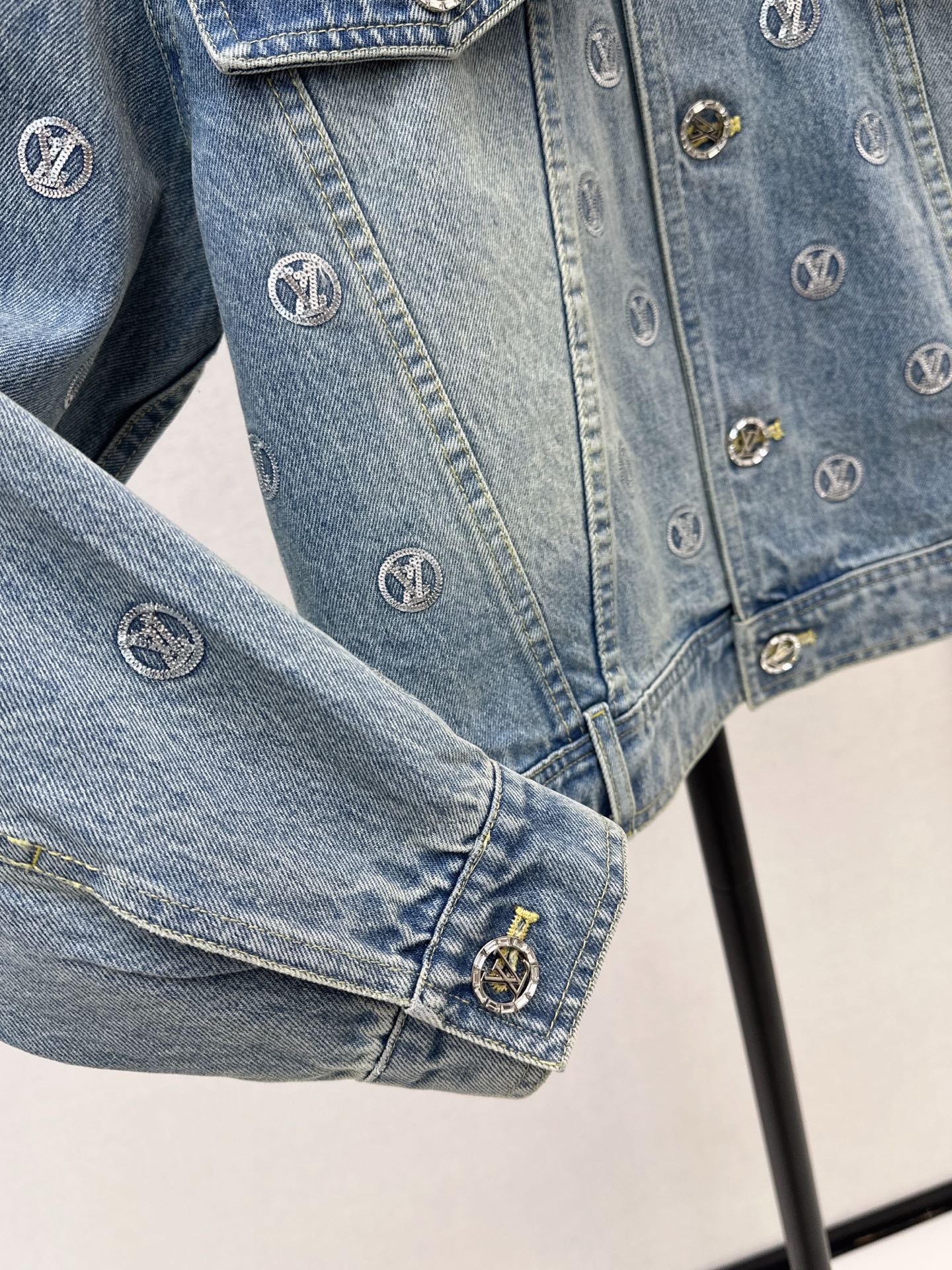 Louis 25fw embroidery denim jacket