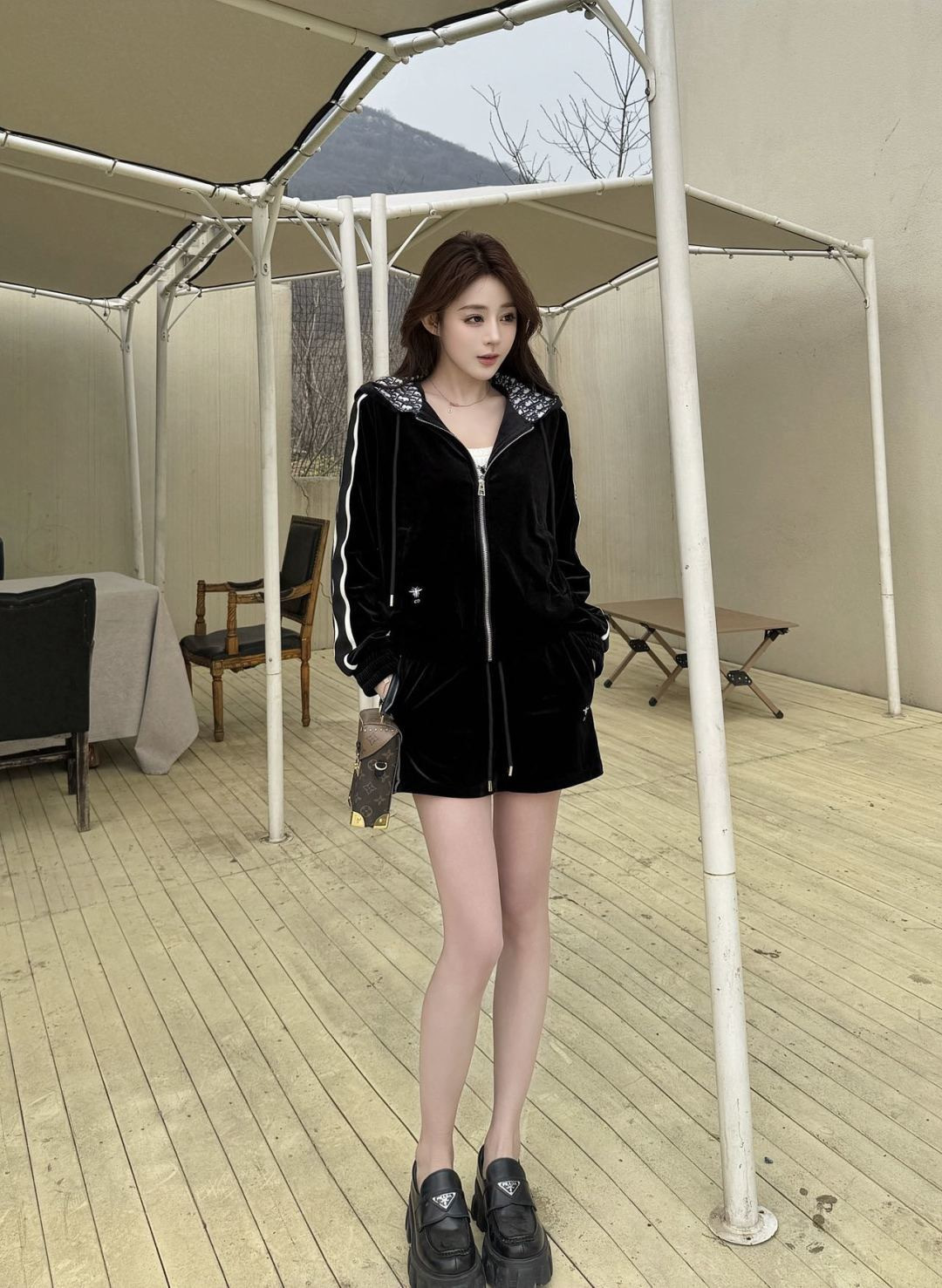 CD 26ss velvet outfit sets