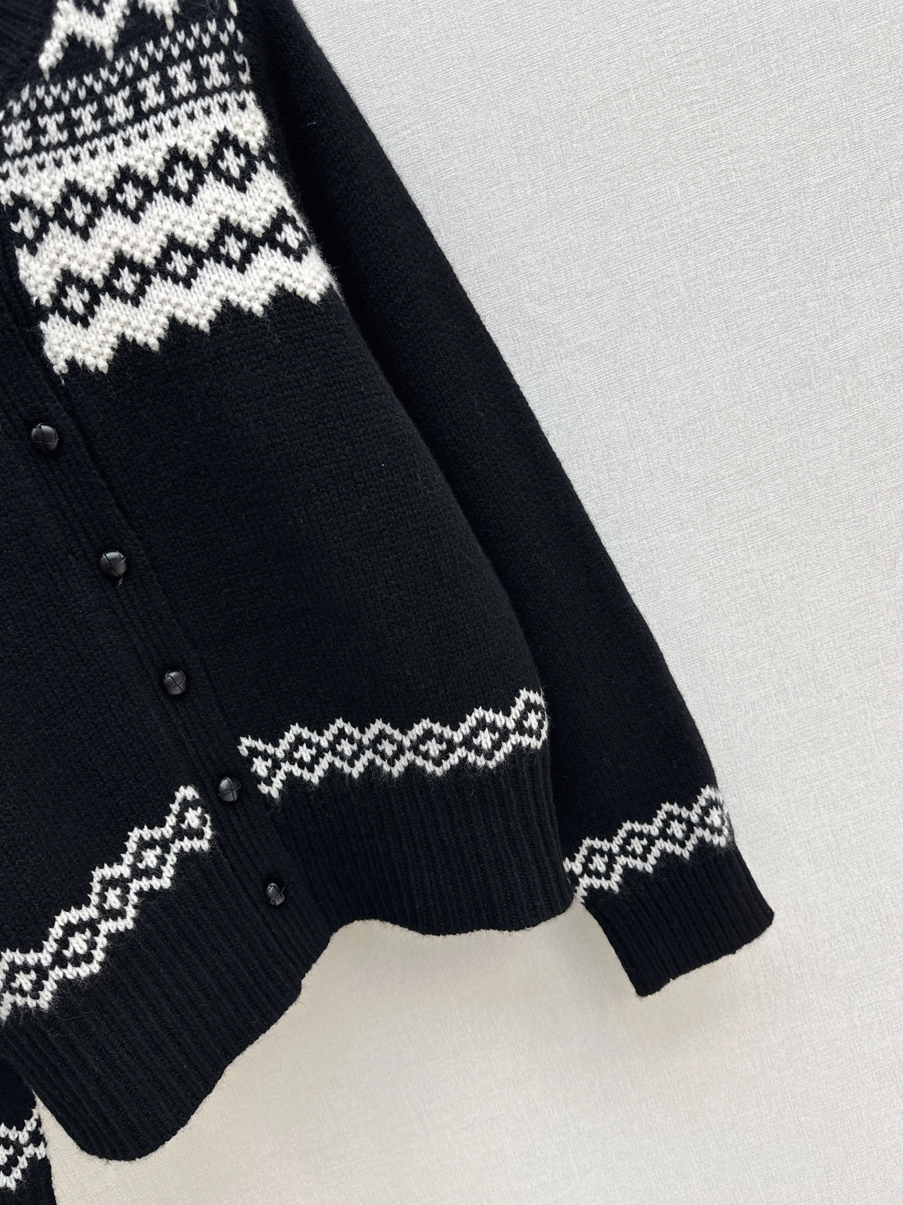 Ralp 26ss fair isle knit cardigan