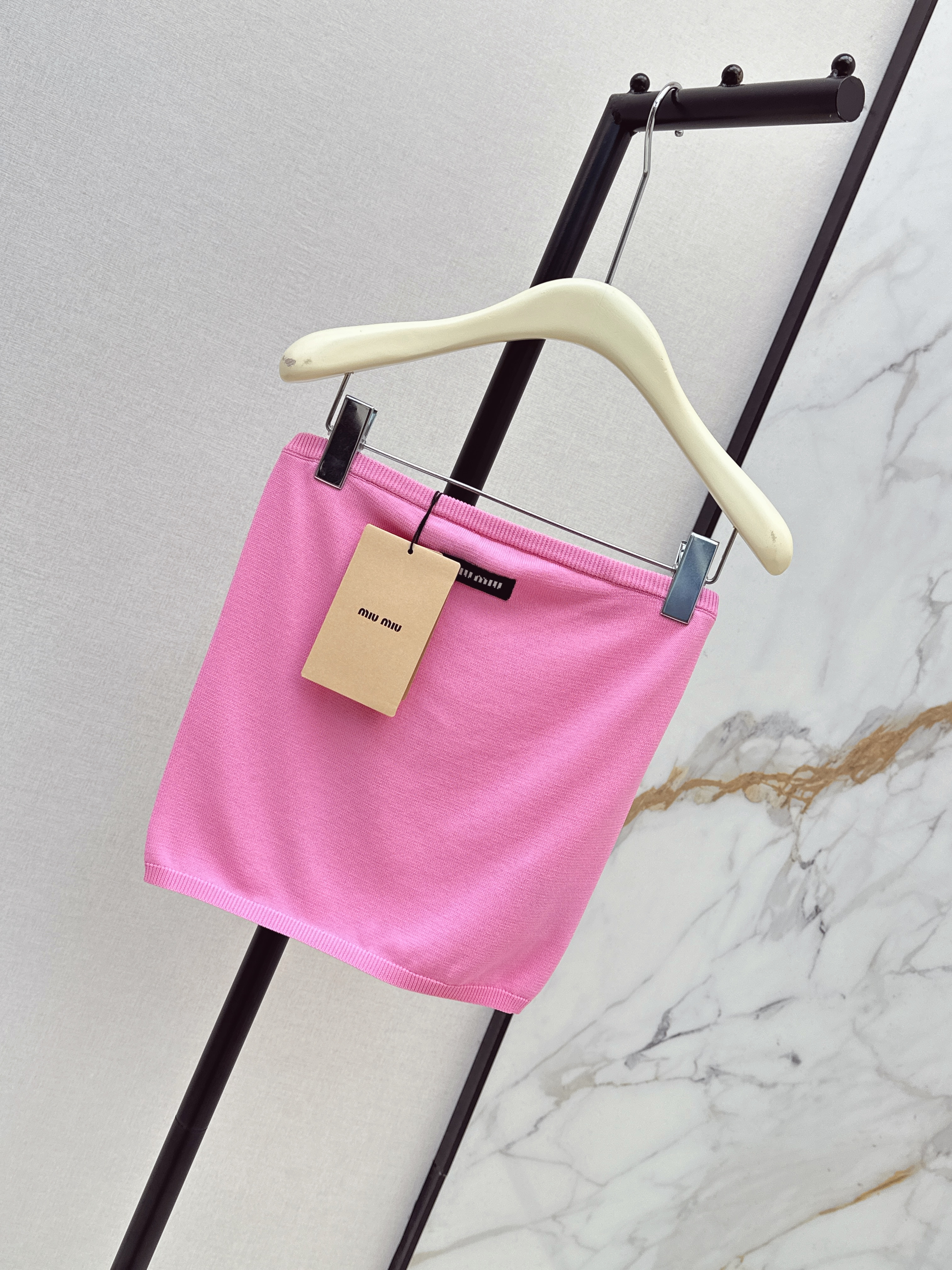 Miu 26ss knit tube top