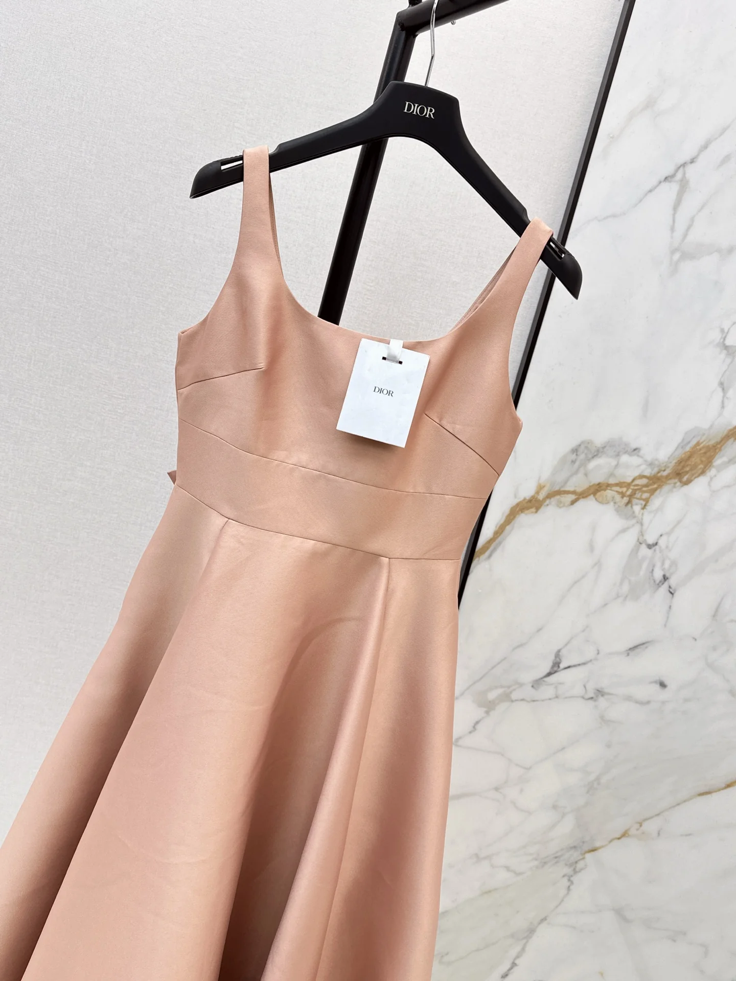 CD 25fw slip dress with bow