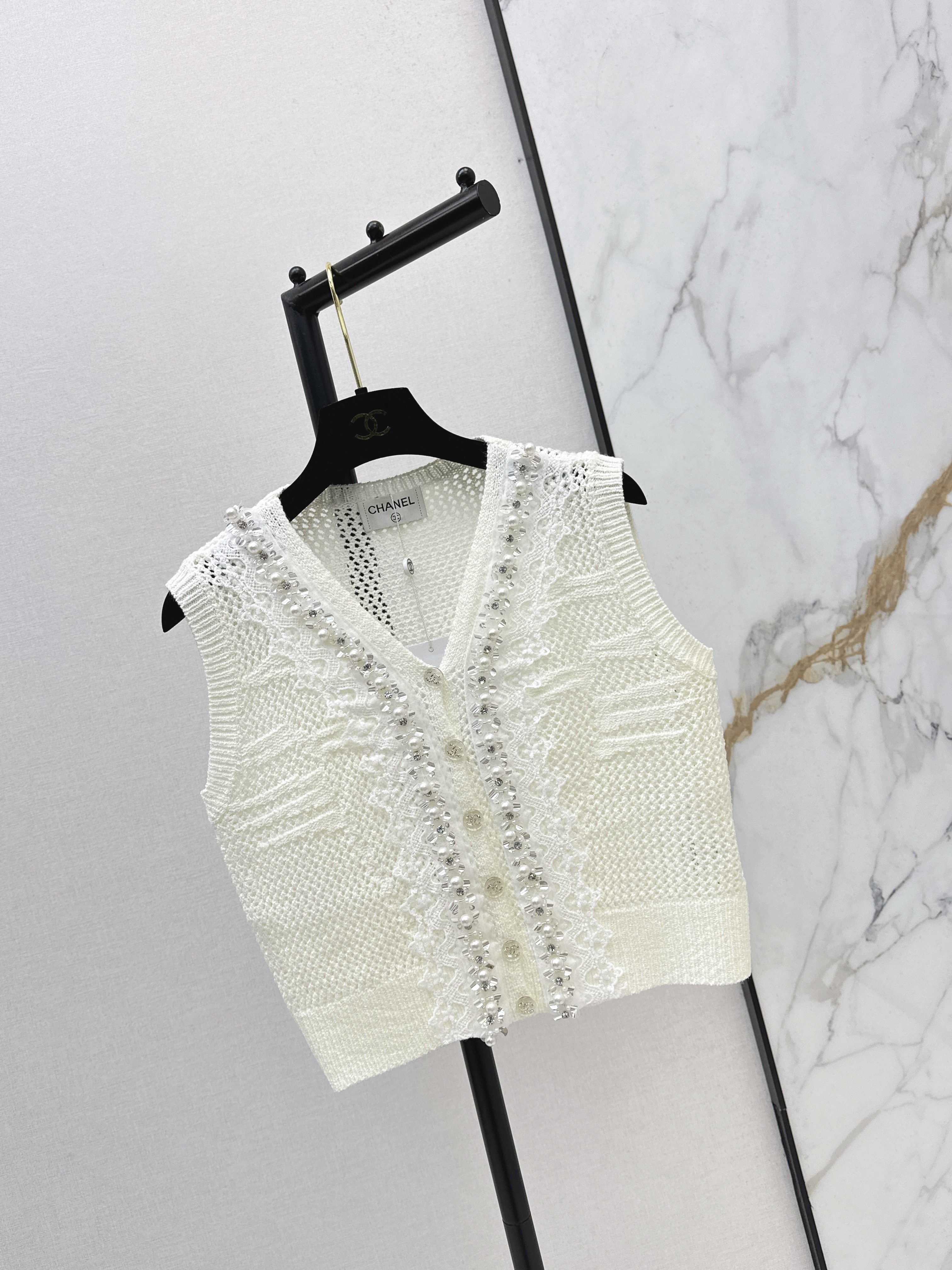 Chan 26ss beding knit vest
