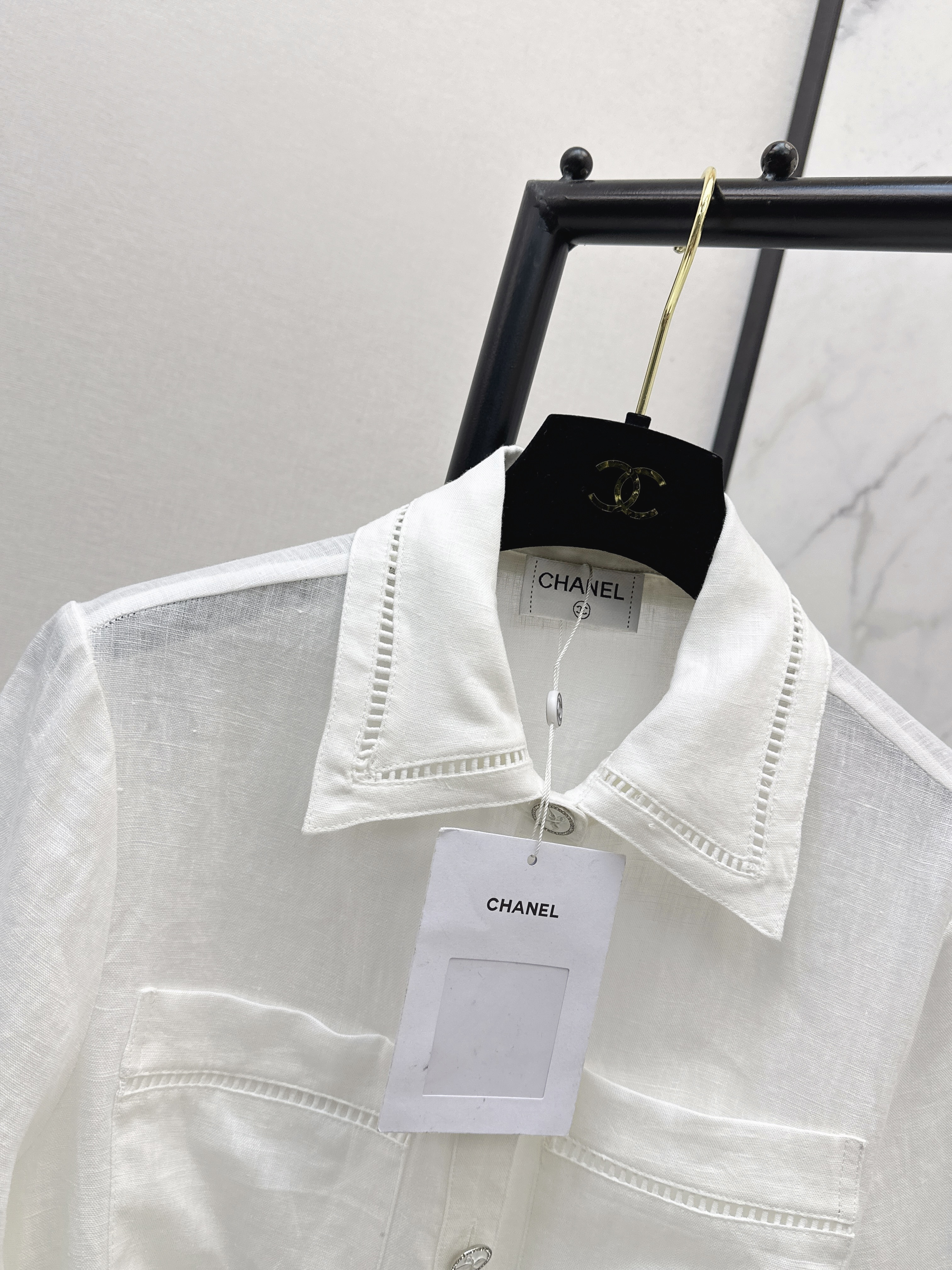 Chan 26ss belted shirt