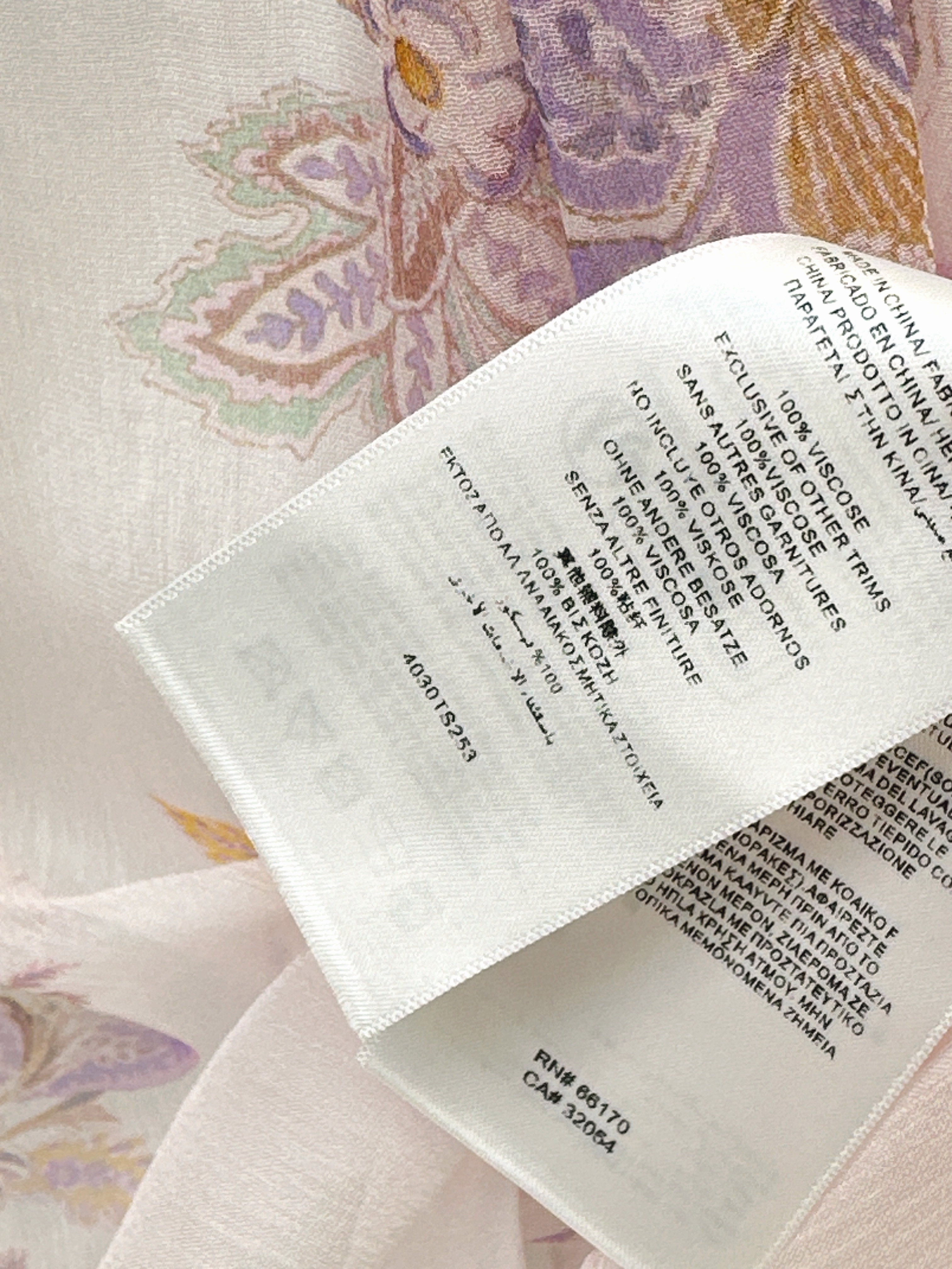 Zimm 26ss print shirt