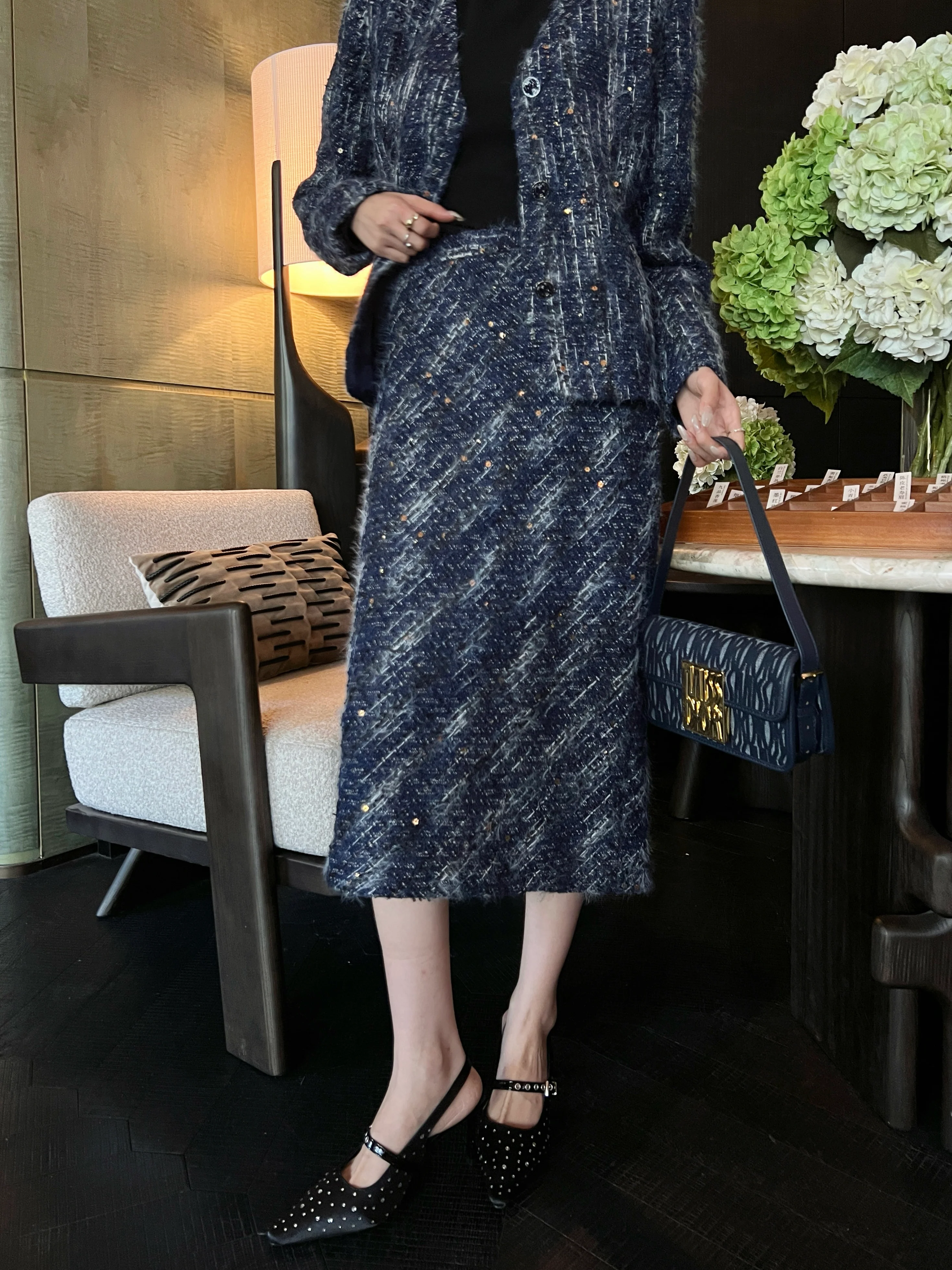 Chan 26ss woven skirts