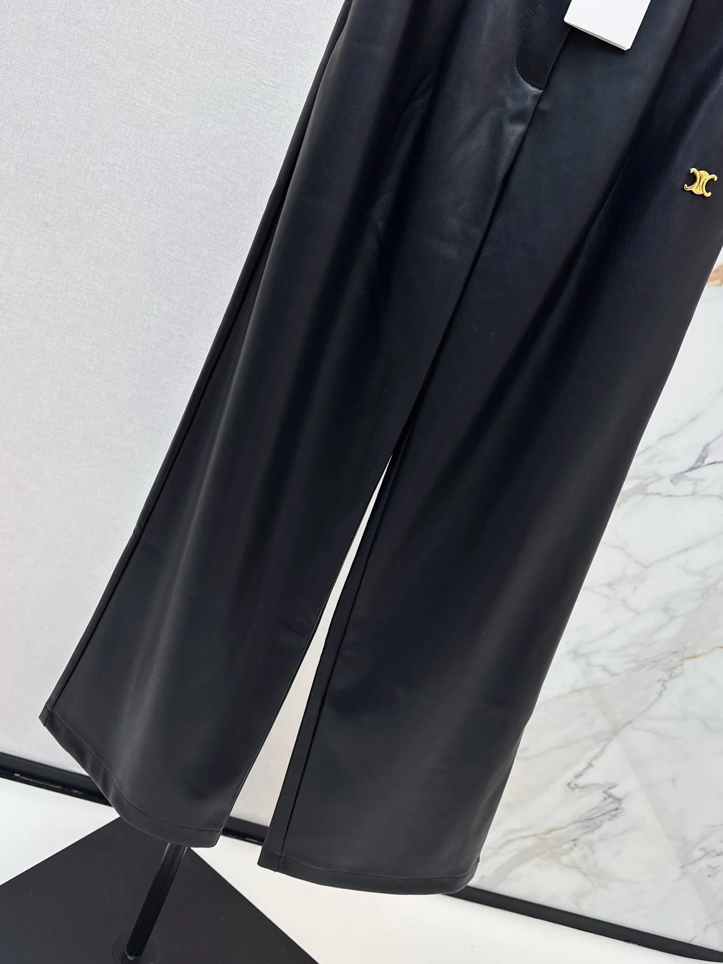 Celi 26ss pu leather pants
