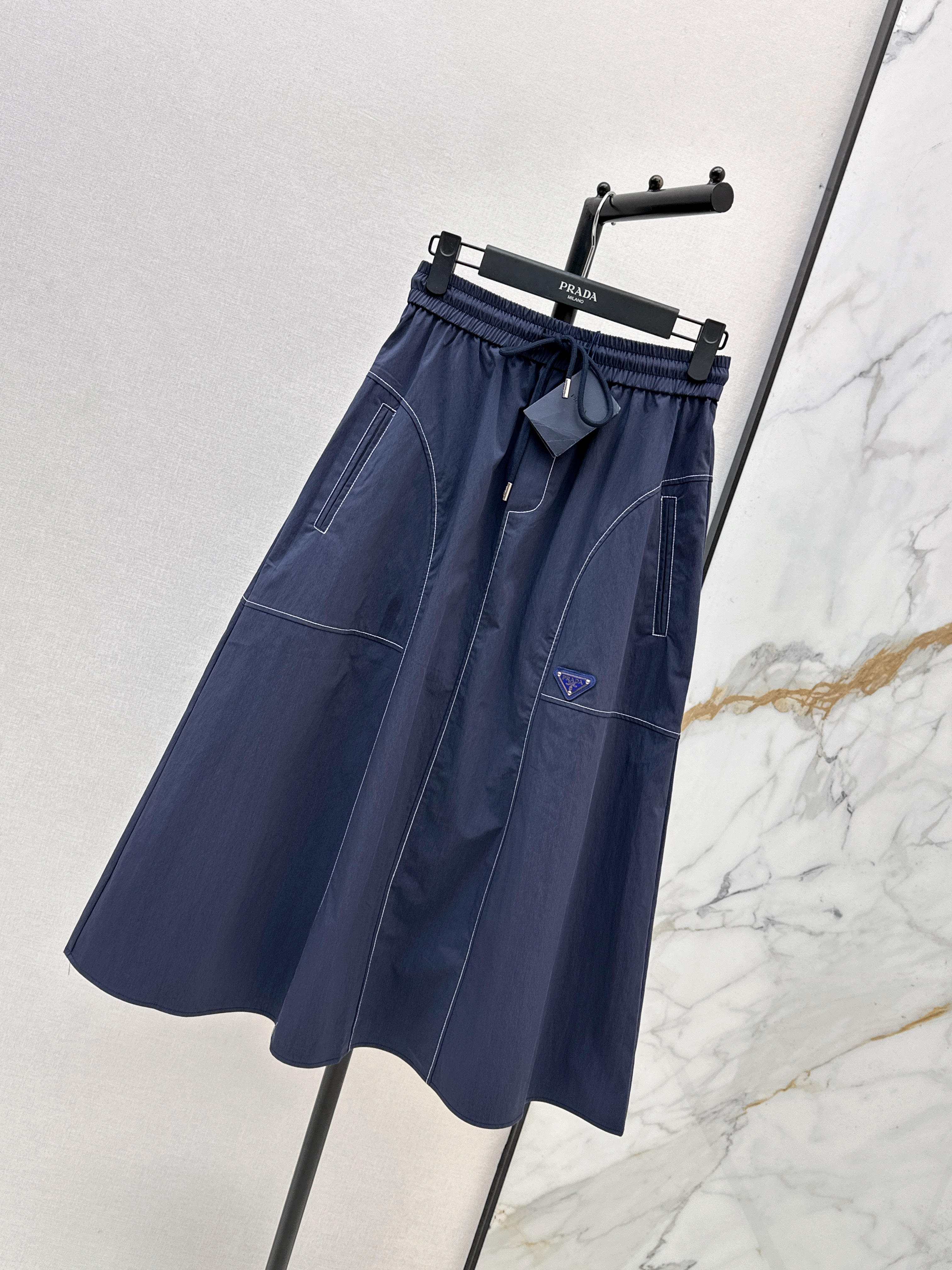 Pra 26ss drawstring skirt