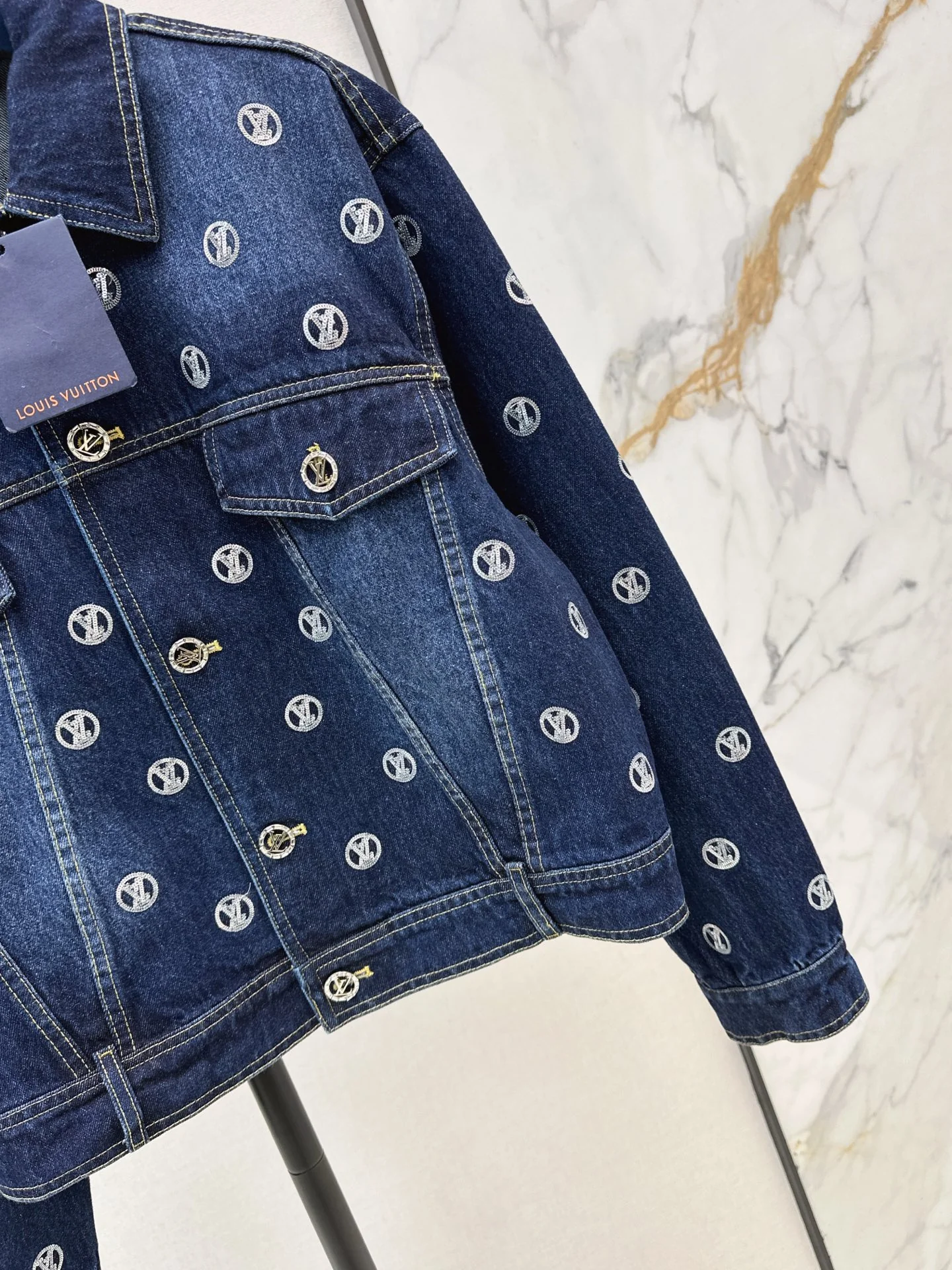 Louis 25fw embroidery denim jacket