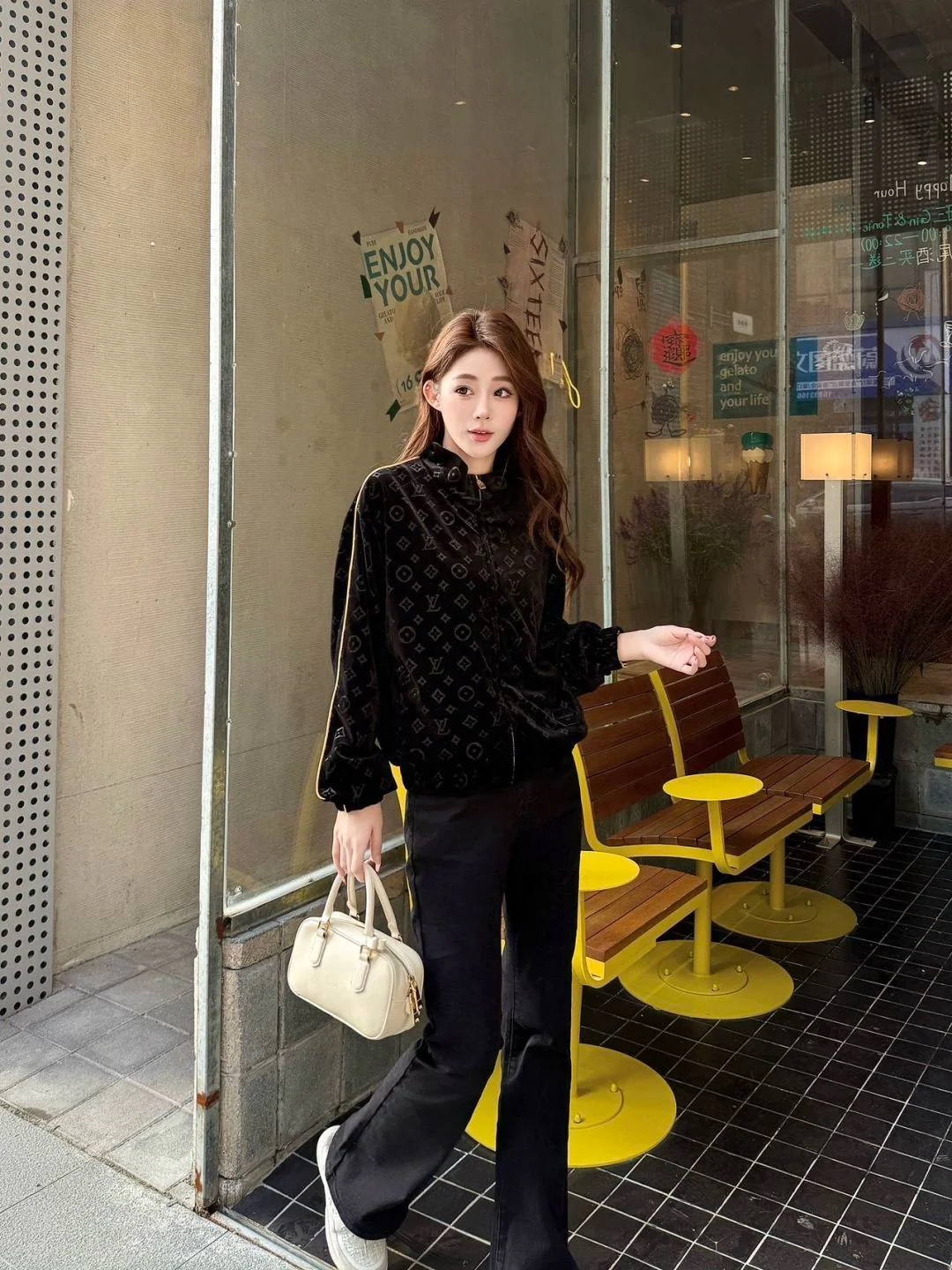 Louis 25fw velvet jacket