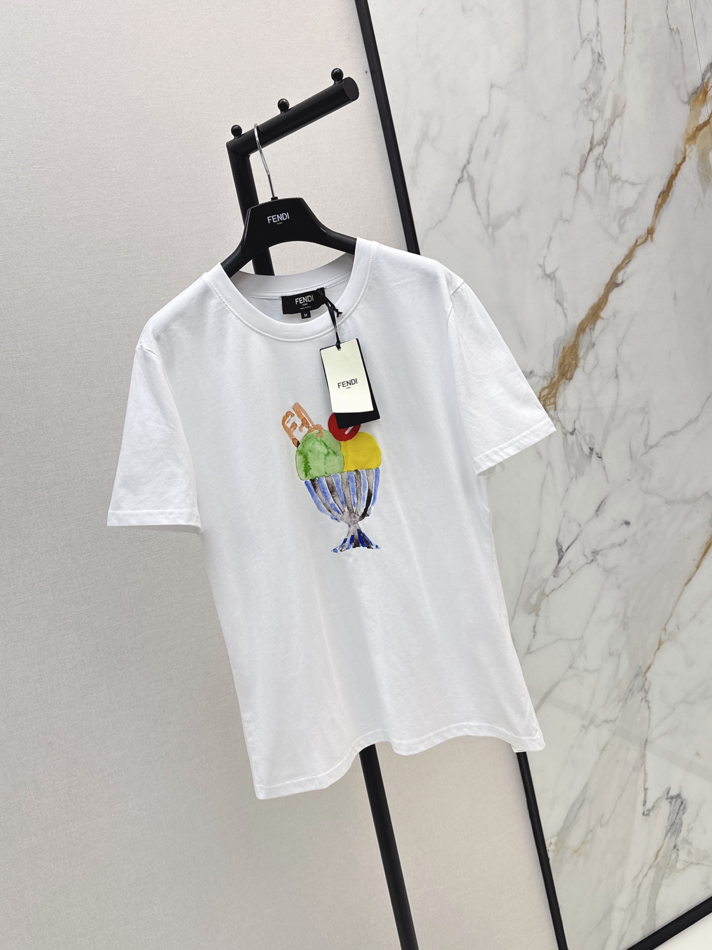 Fend 26ss print t-shirt