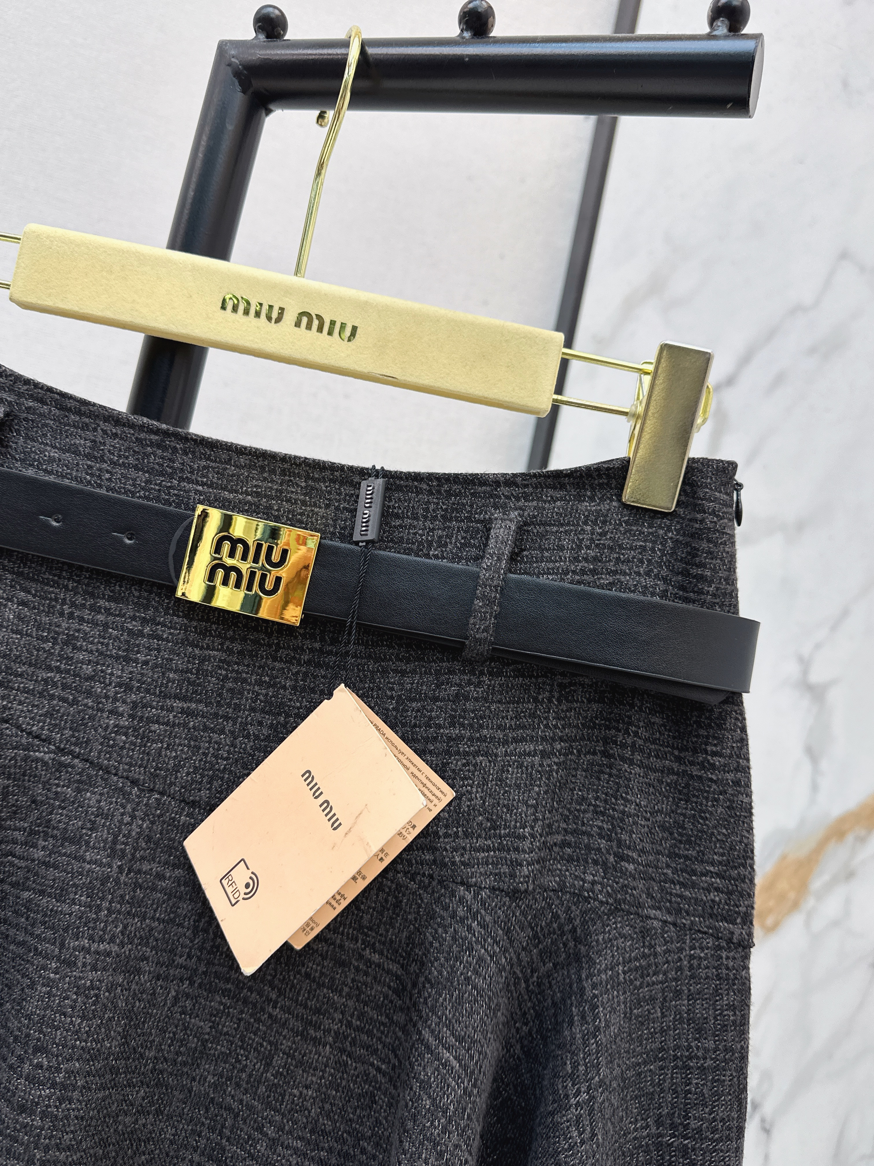 Miu 26ss irregular skirt