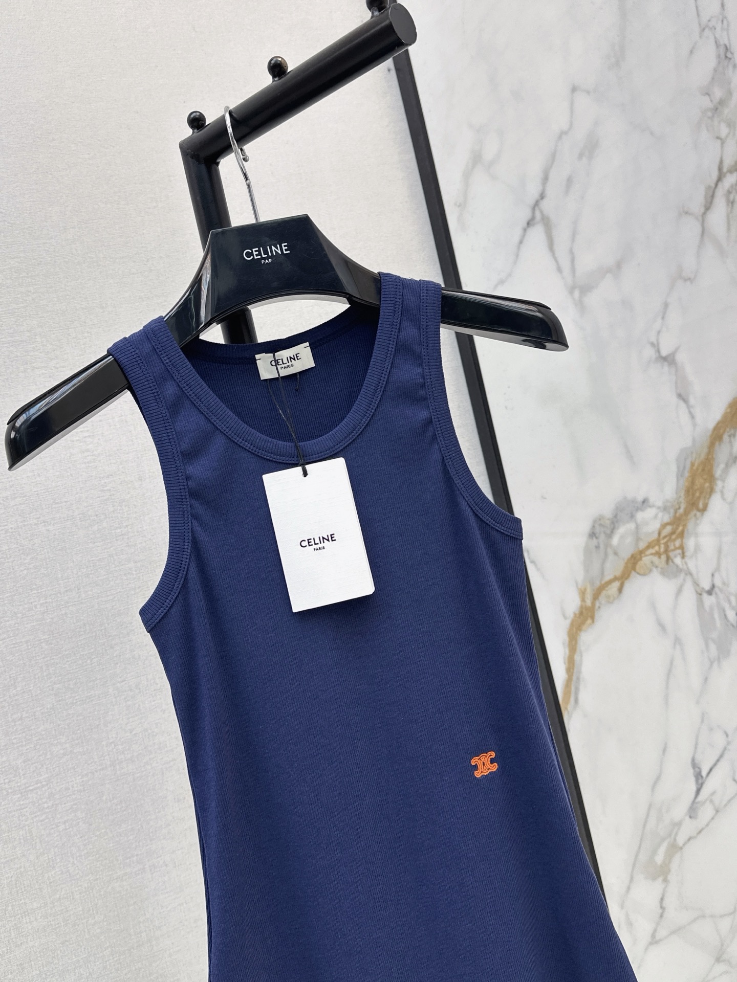 Celi 26ss rib knit vest