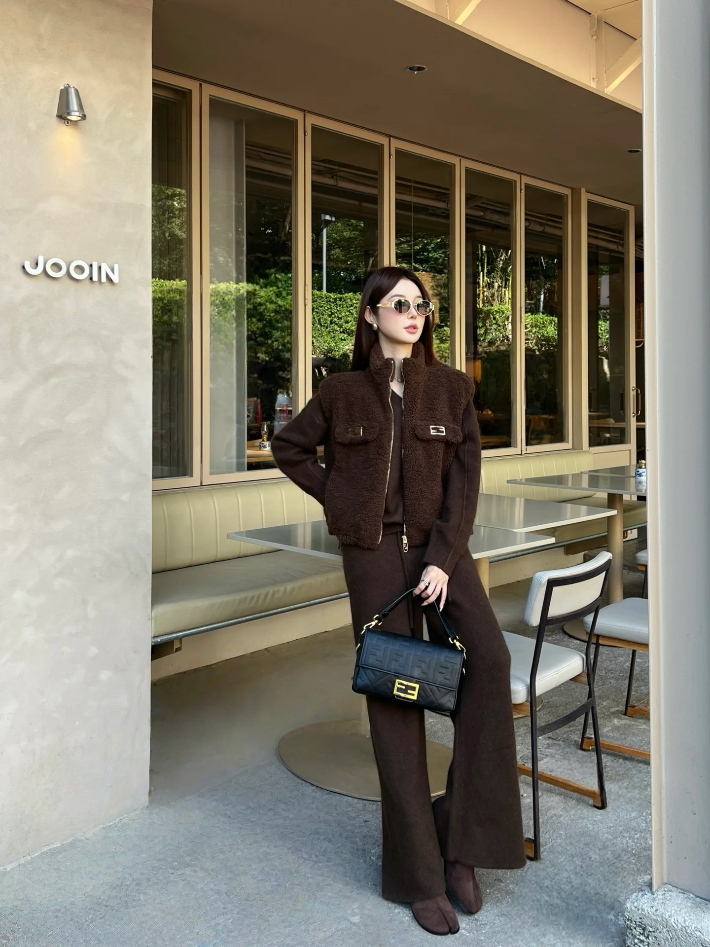 Fend 25fw fleece vest jacket