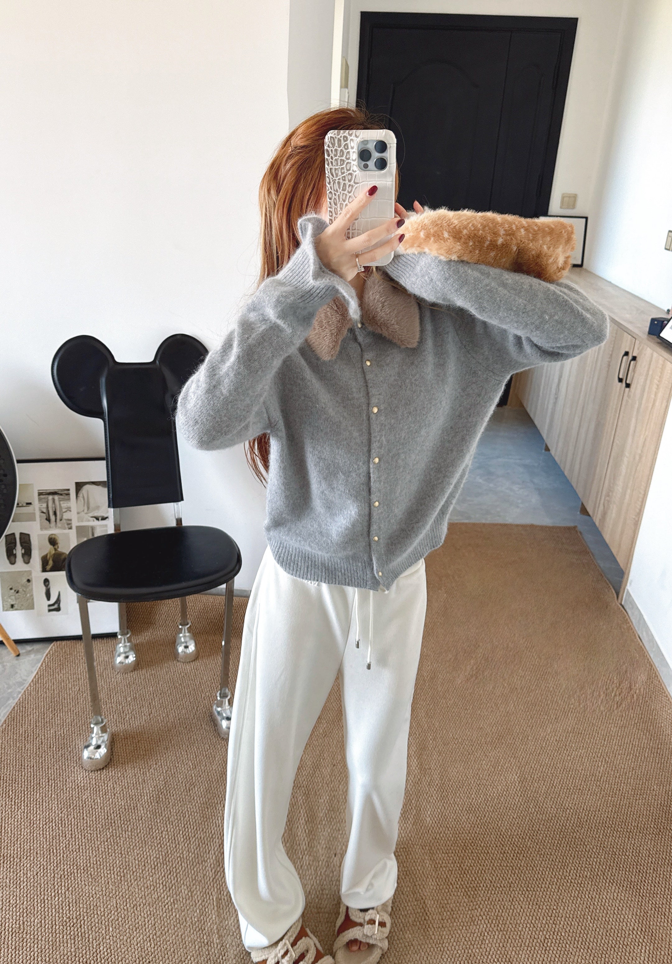 Miu 26ss wool cardigan