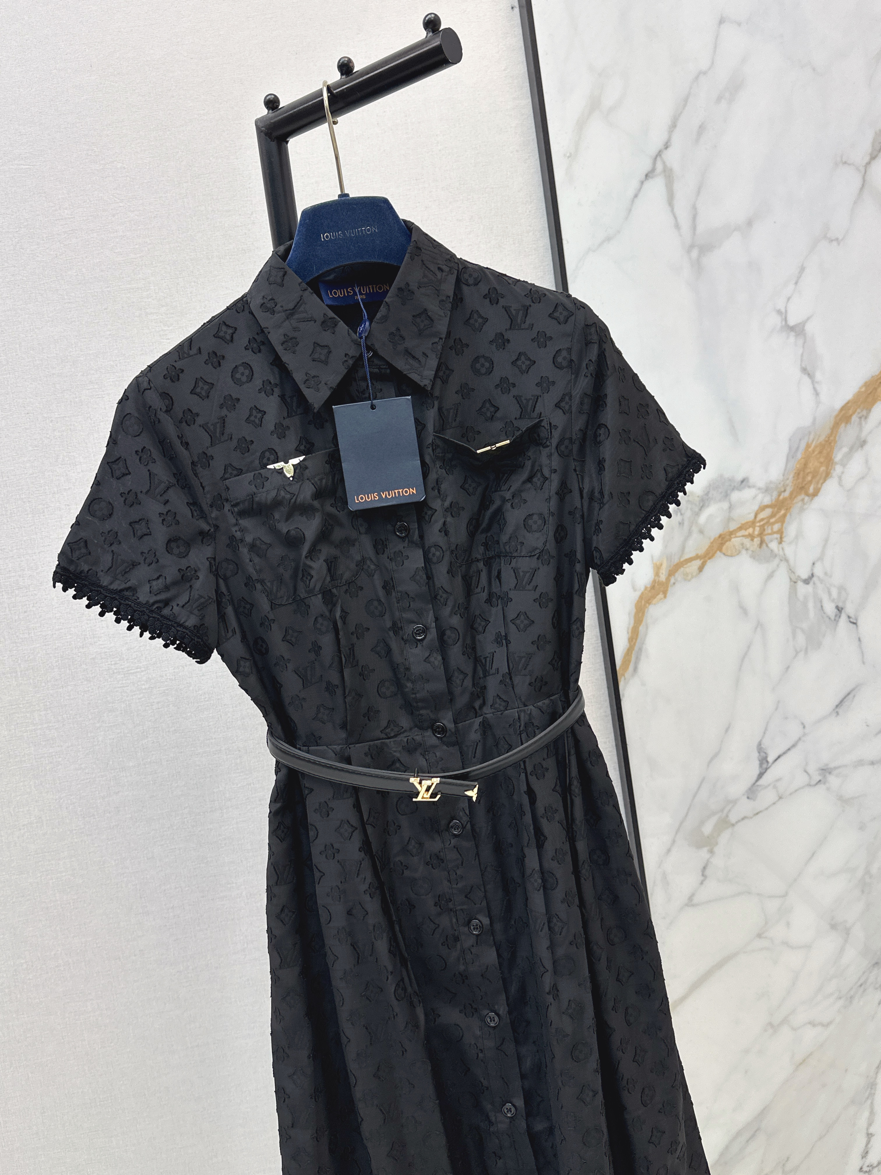 Loui 26ss jacquard dress
