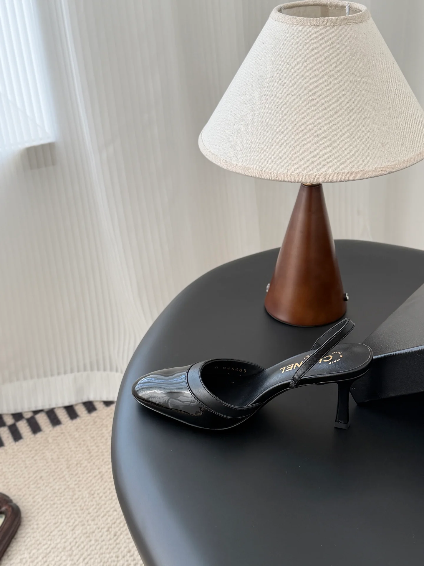 Chan 26ss mary jane slingback heel