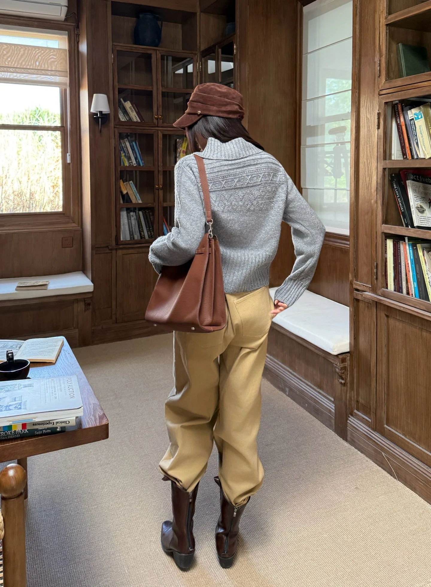 Loe 26ss zipper sweater