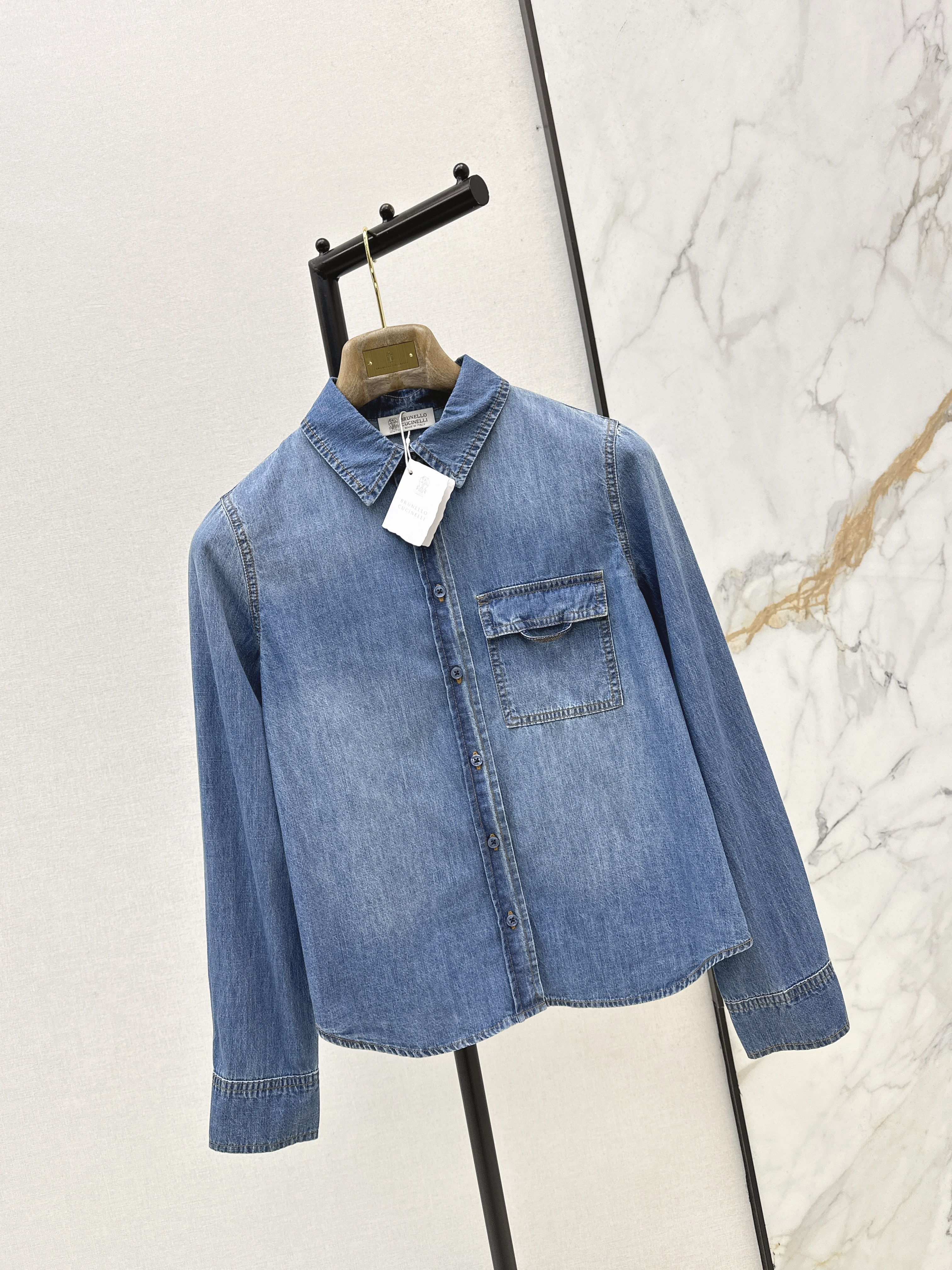Brun 26ss denim shirt