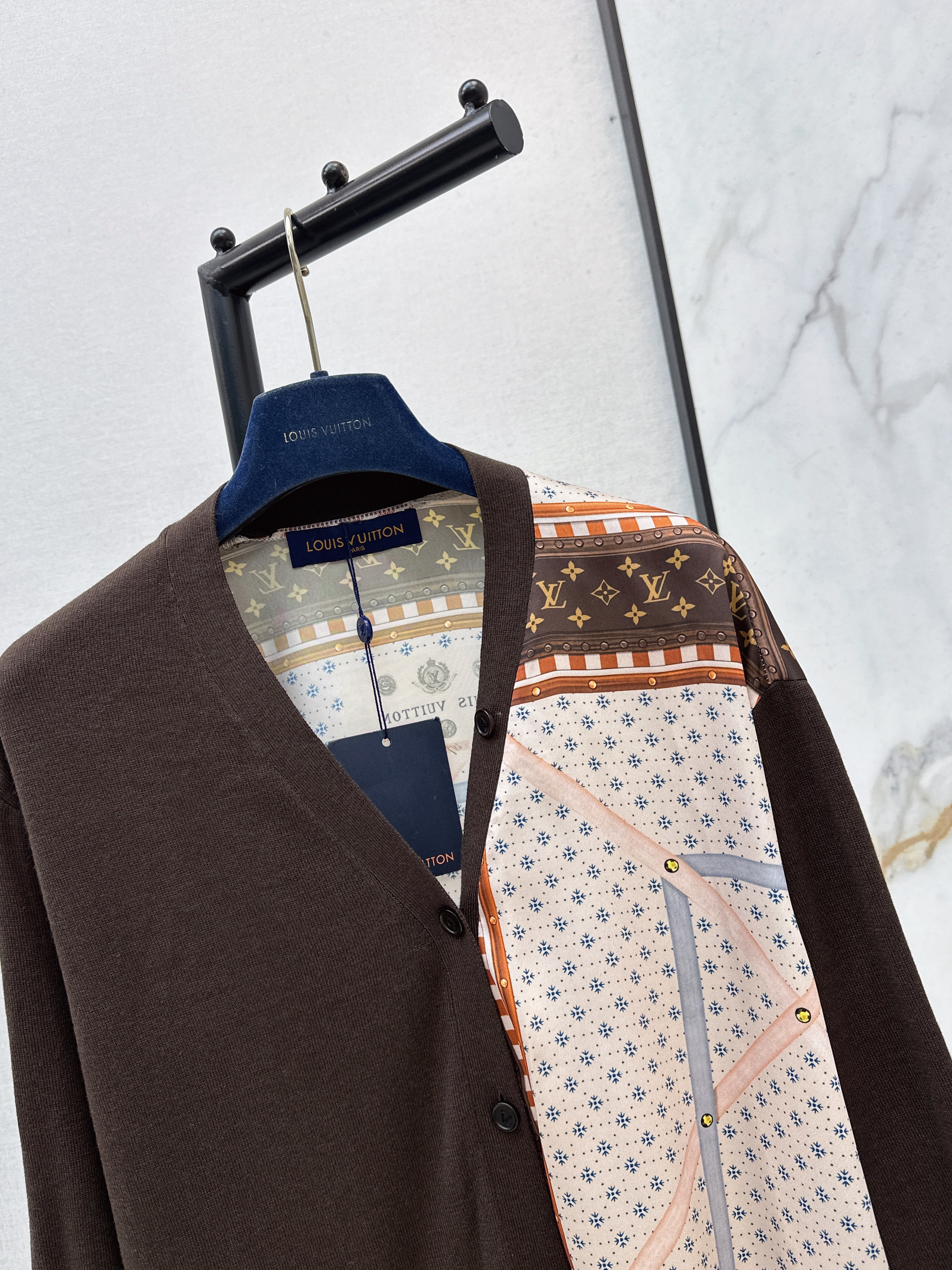 Loui 26ss print contract knitwear